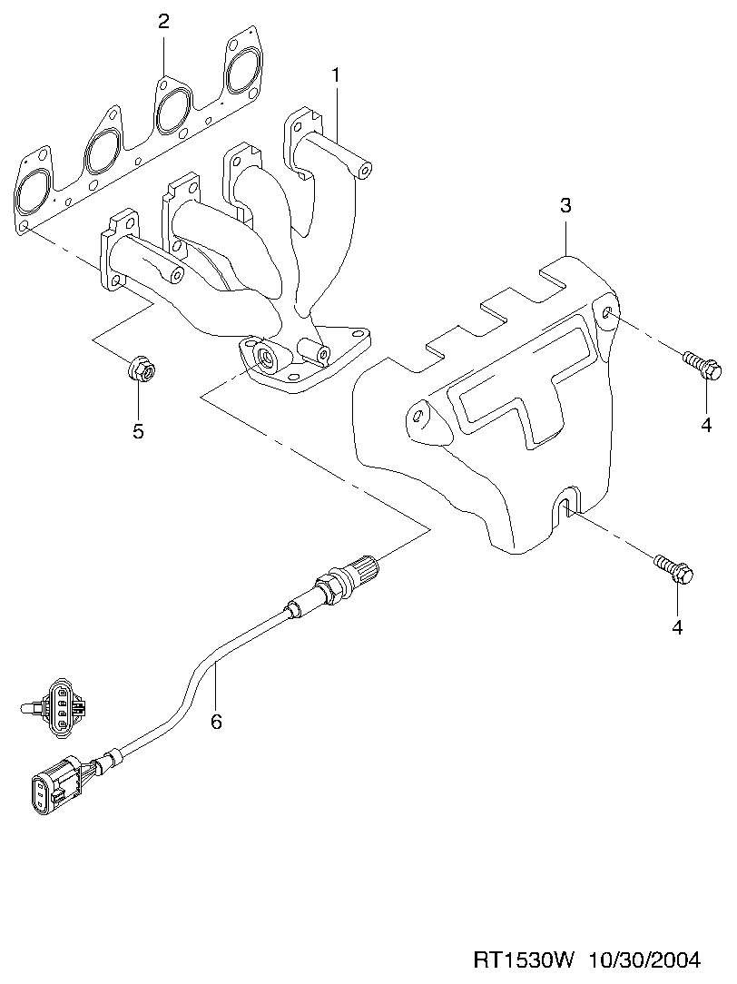 FIAT 94515367 - Nut, exhaust manifold onlydrive.pro