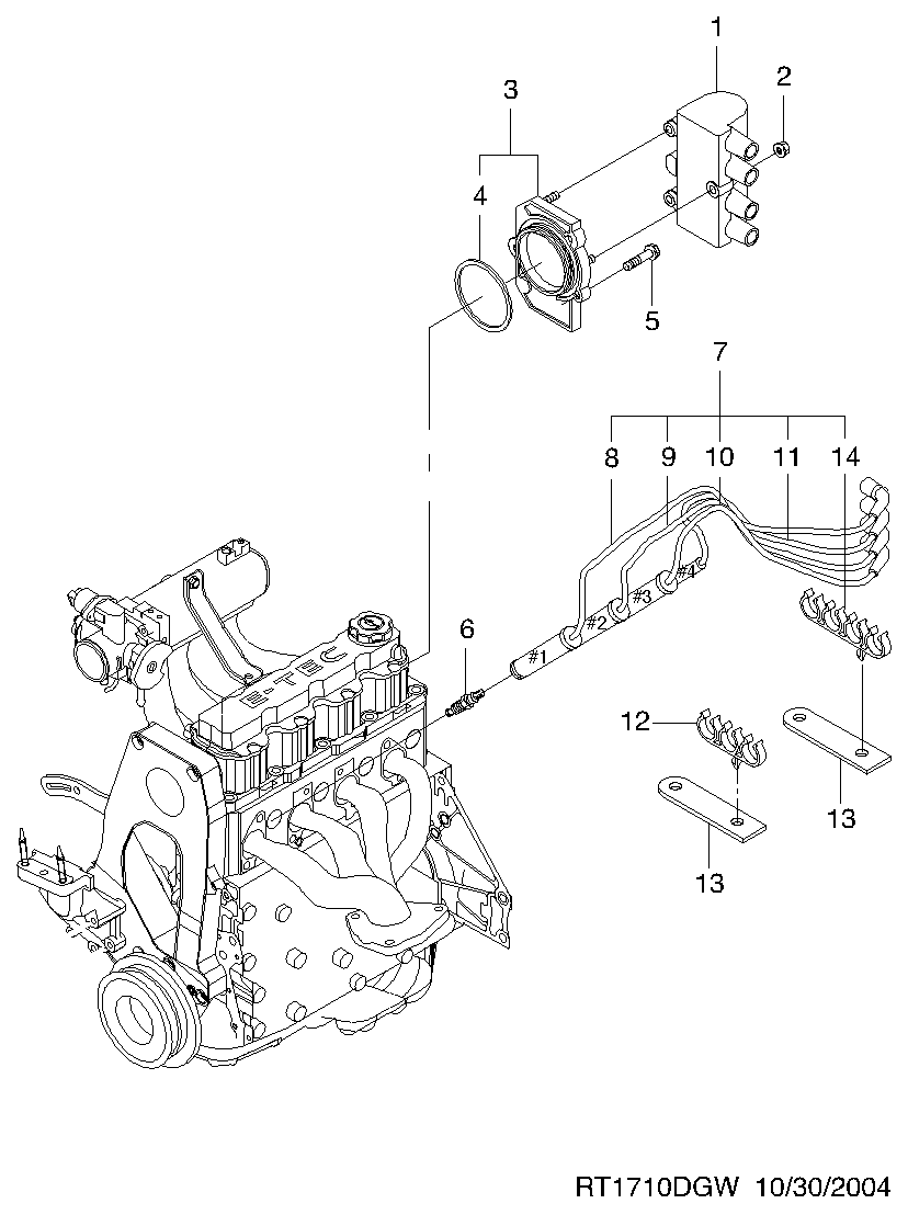 DAEWOO 96253555 - Катушка зажигания onlydrive.pro