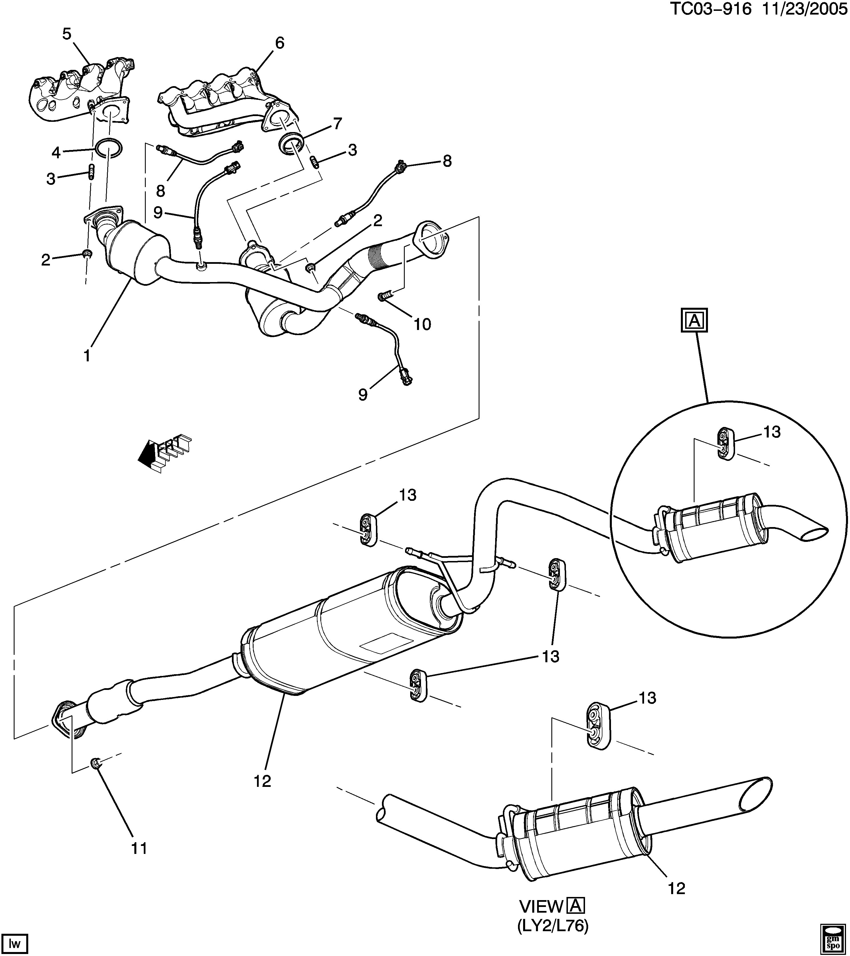 Chevrolet 12589321 - Oxygen, Lambda Sensor onlydrive.pro