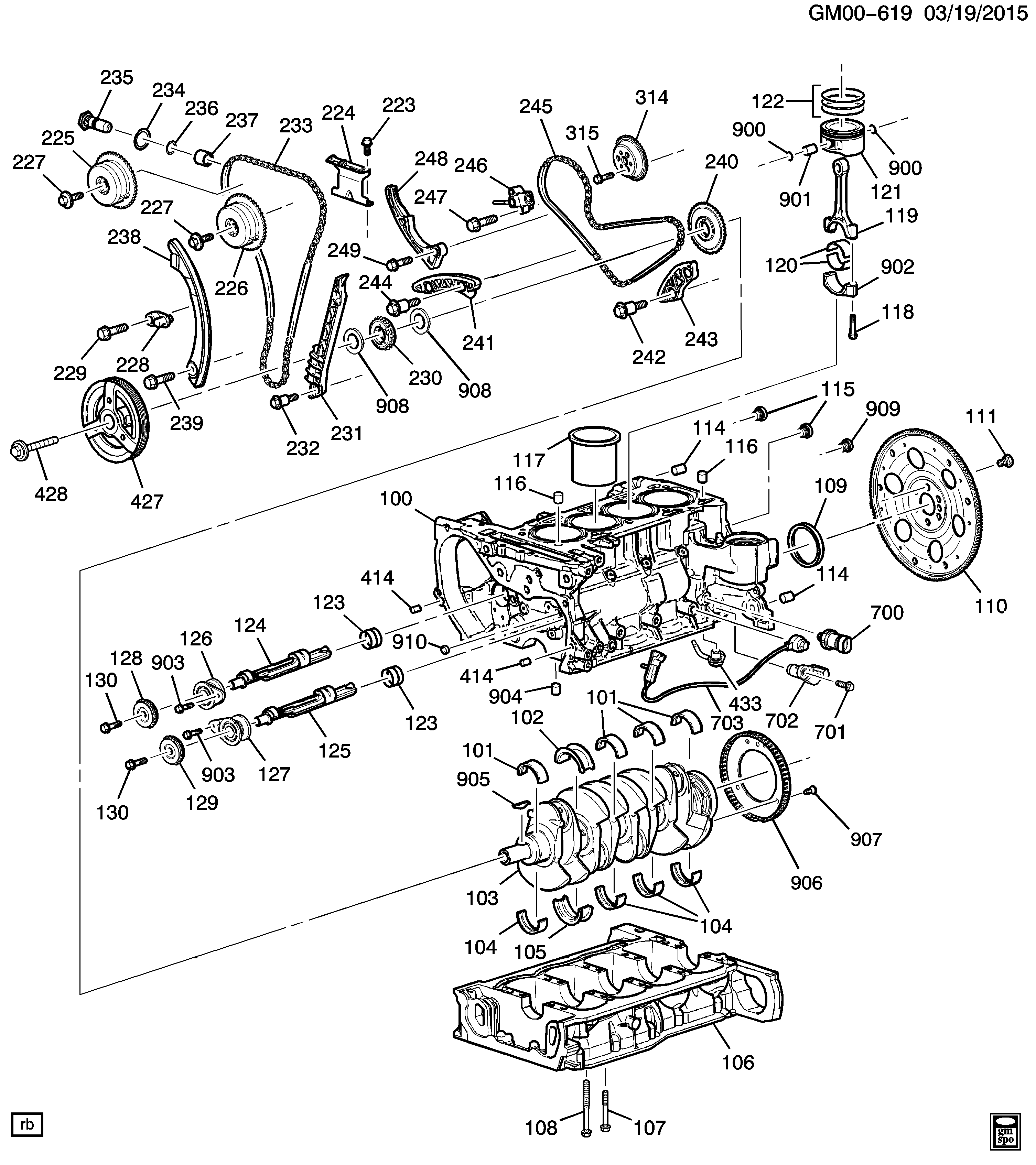 SAAB 24 461 834 - Timing Chain onlydrive.pro