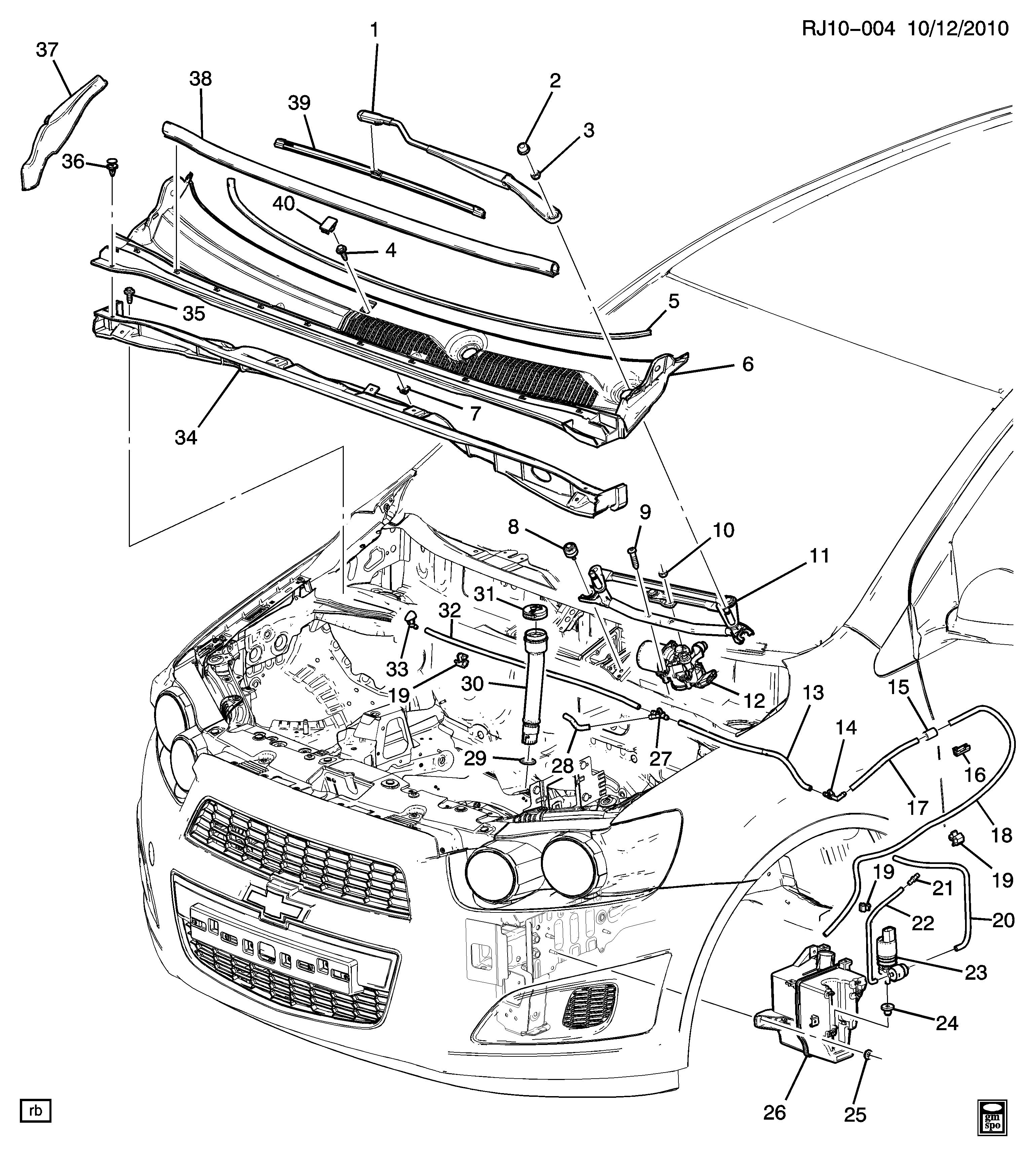 Chevrolet 95228809 - Klaasipuhastaja kumm onlydrive.pro