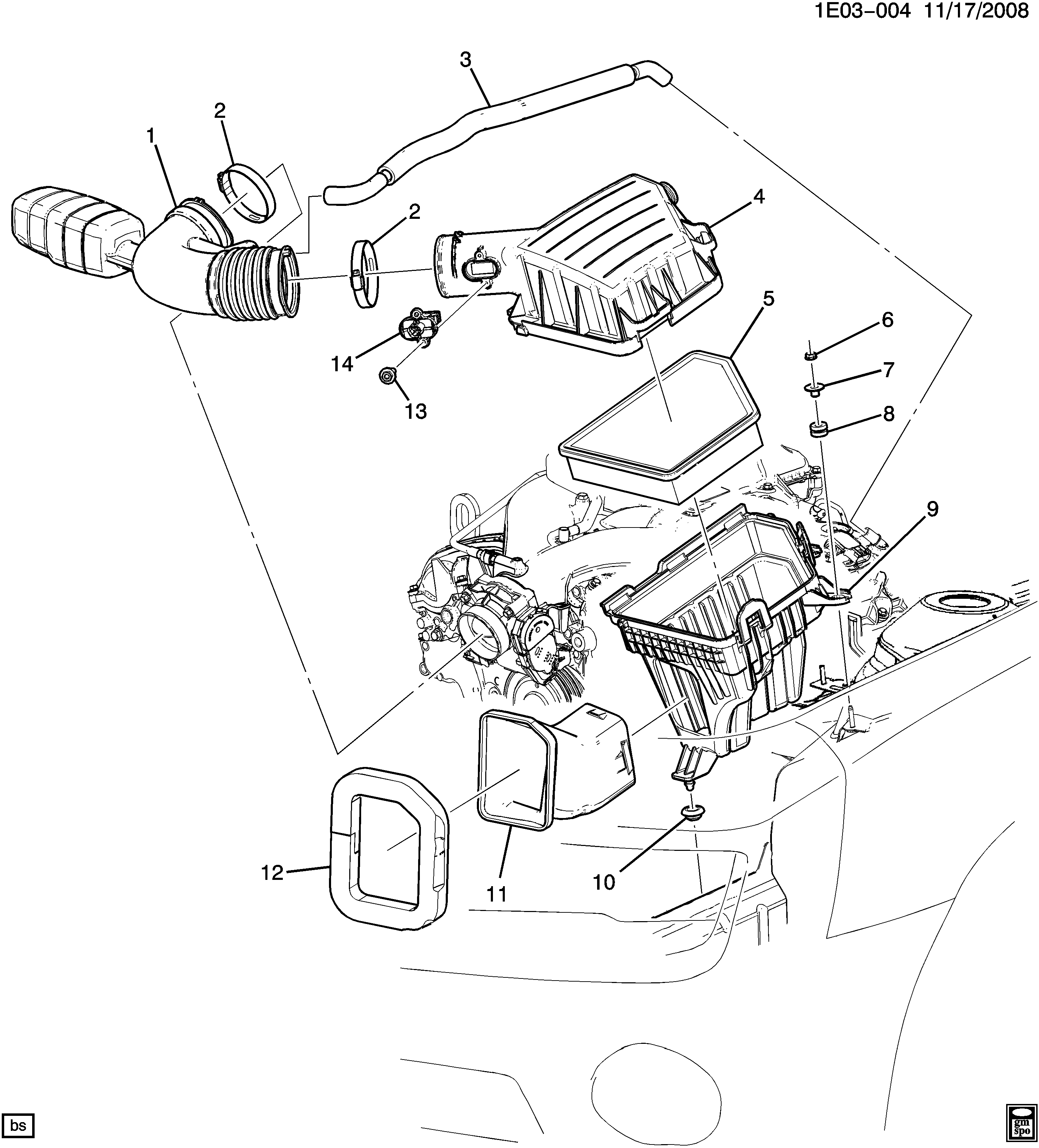 Opel 23262343 - SENSOR,MASS AIRFLOW(MATING CONN 13583440 8 WAY-FEMALE)(ACDelco # onlydrive.pro