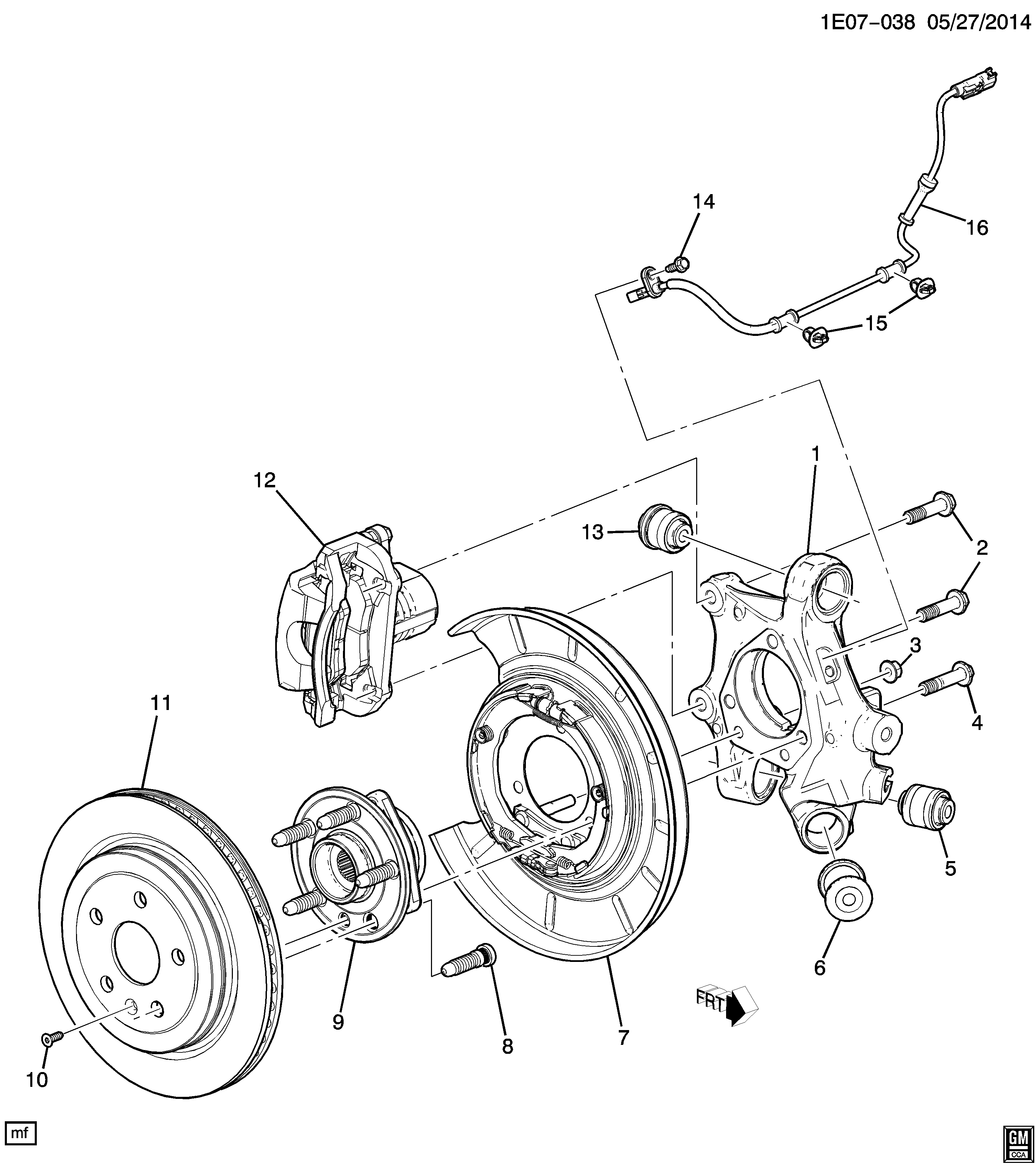 Chevrolet 92199862 - Sensor, wheel speed onlydrive.pro