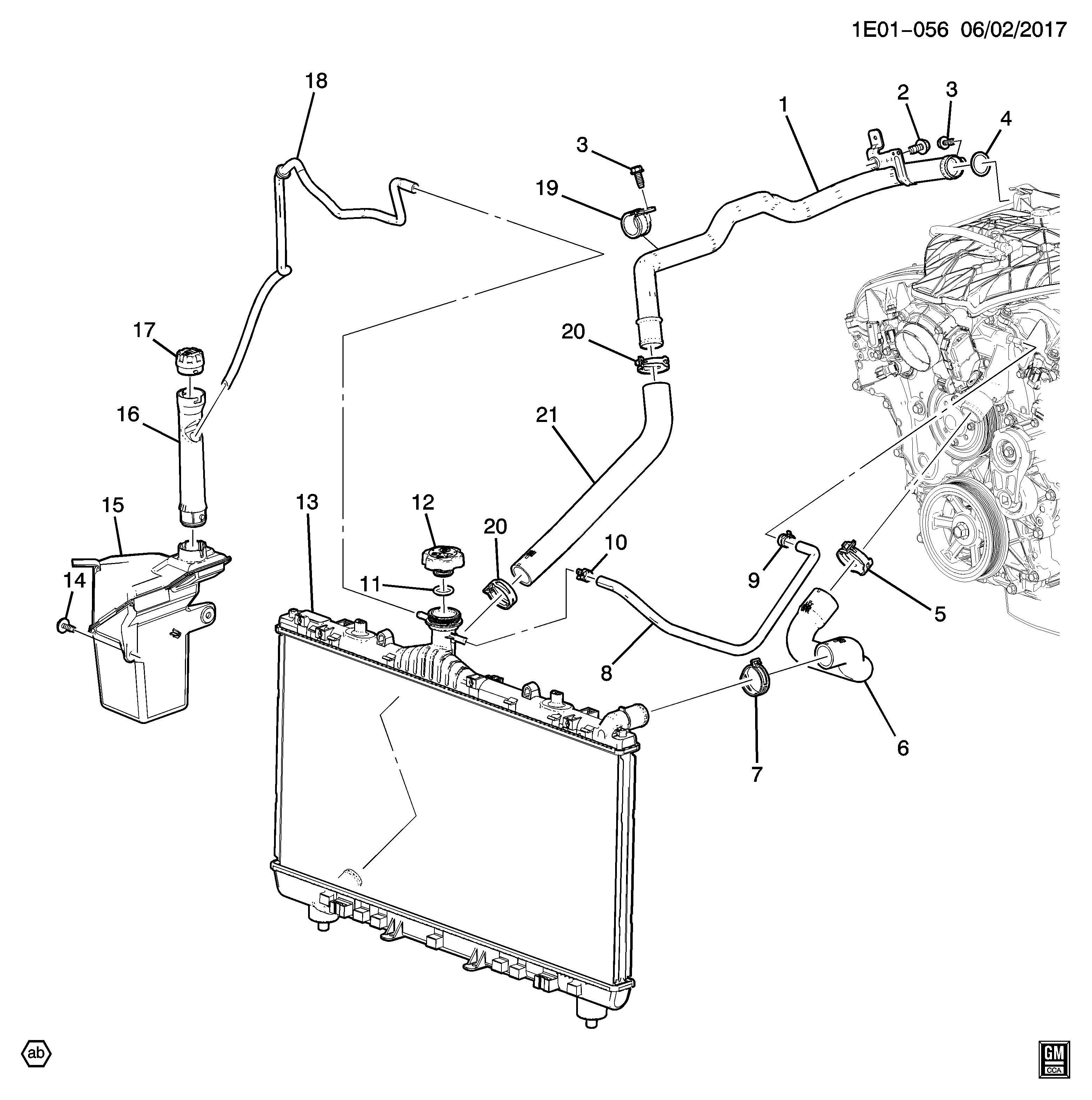 Chevrolet 13502509 - Sealing Cap, coolant tank onlydrive.pro