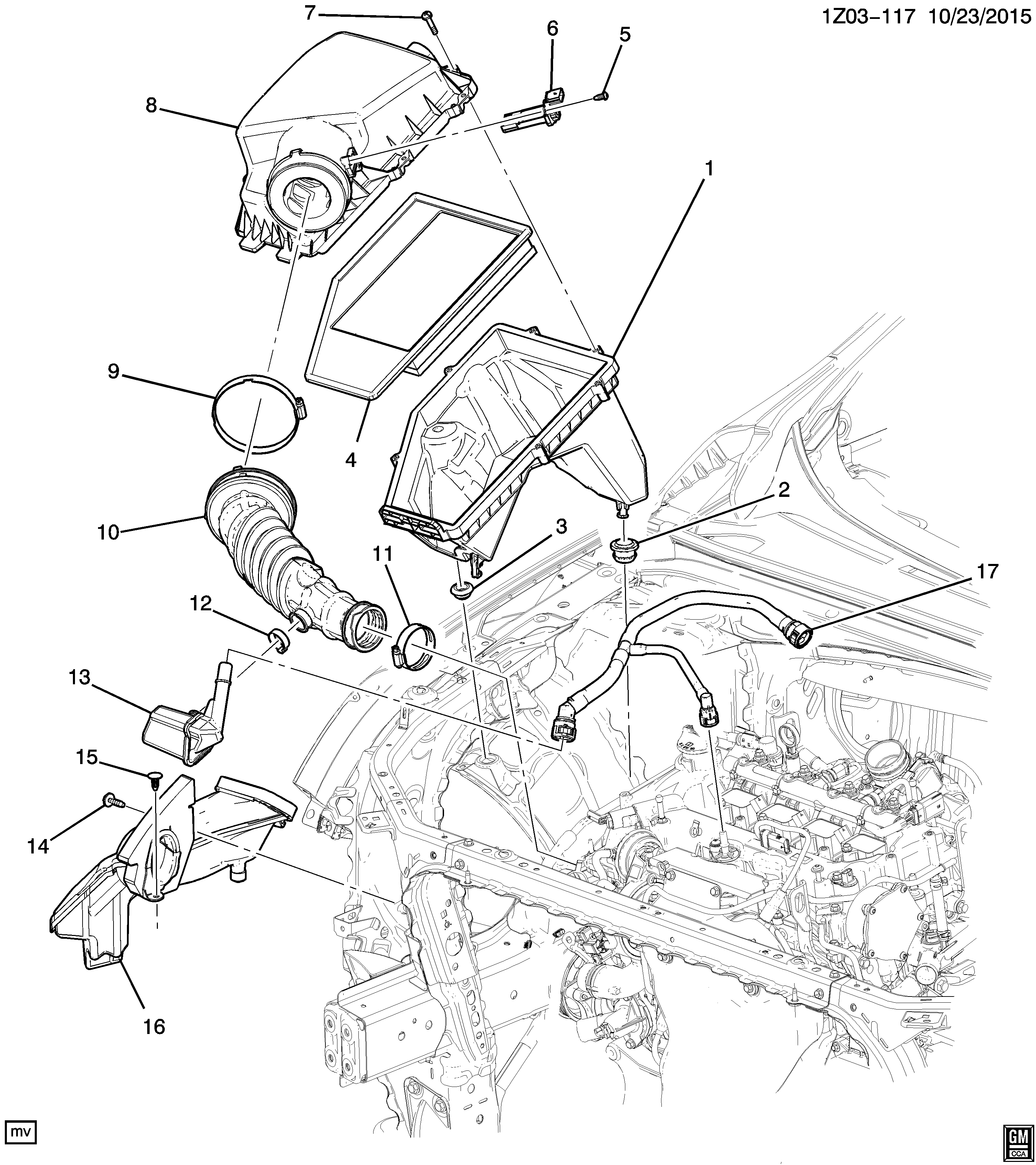 Opel 23366103 - SENSOR,MASS AIRFLOW(MATING CONN W/ 8-WAY CONN 13583440 (W/LEADS) onlydrive.pro