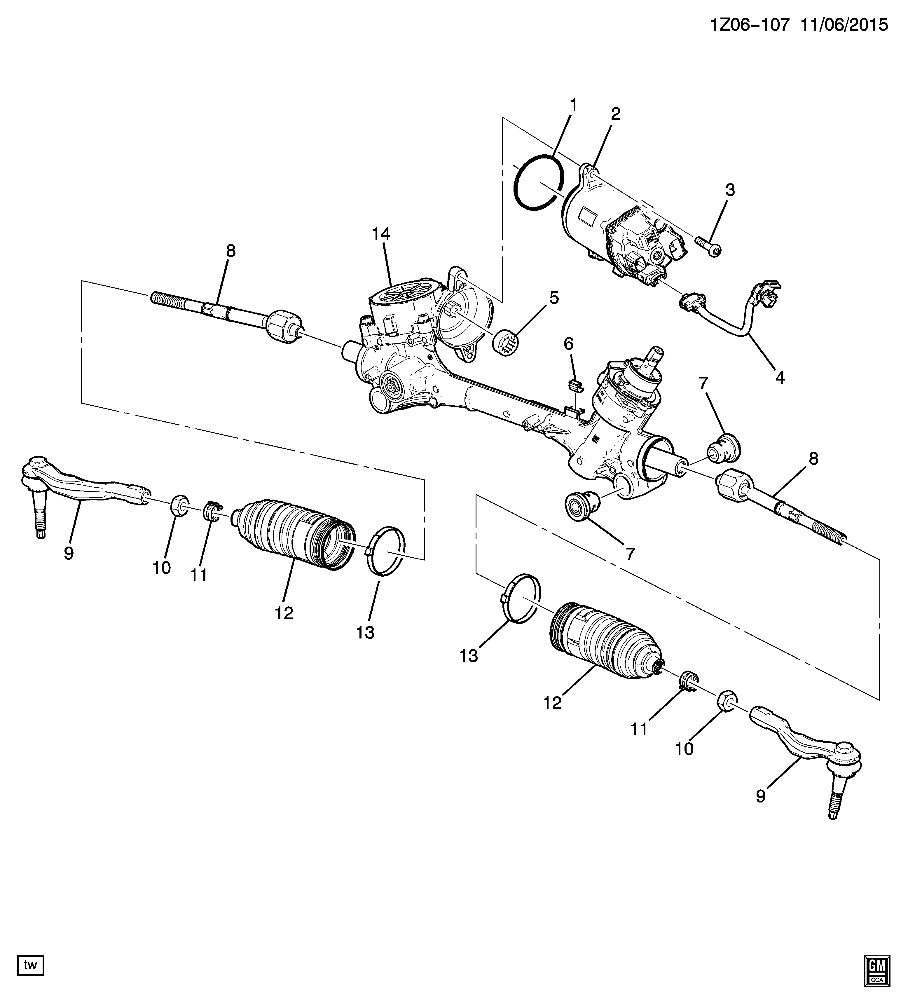 Chevrolet 23449522 - Steering gear asm: 01 pcs. onlydrive.pro