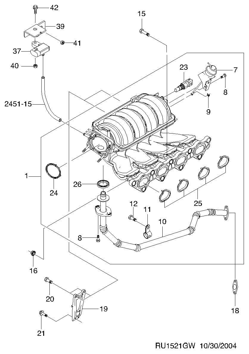 DAEWOO 96253552 - Sensor, intake air temperature onlydrive.pro