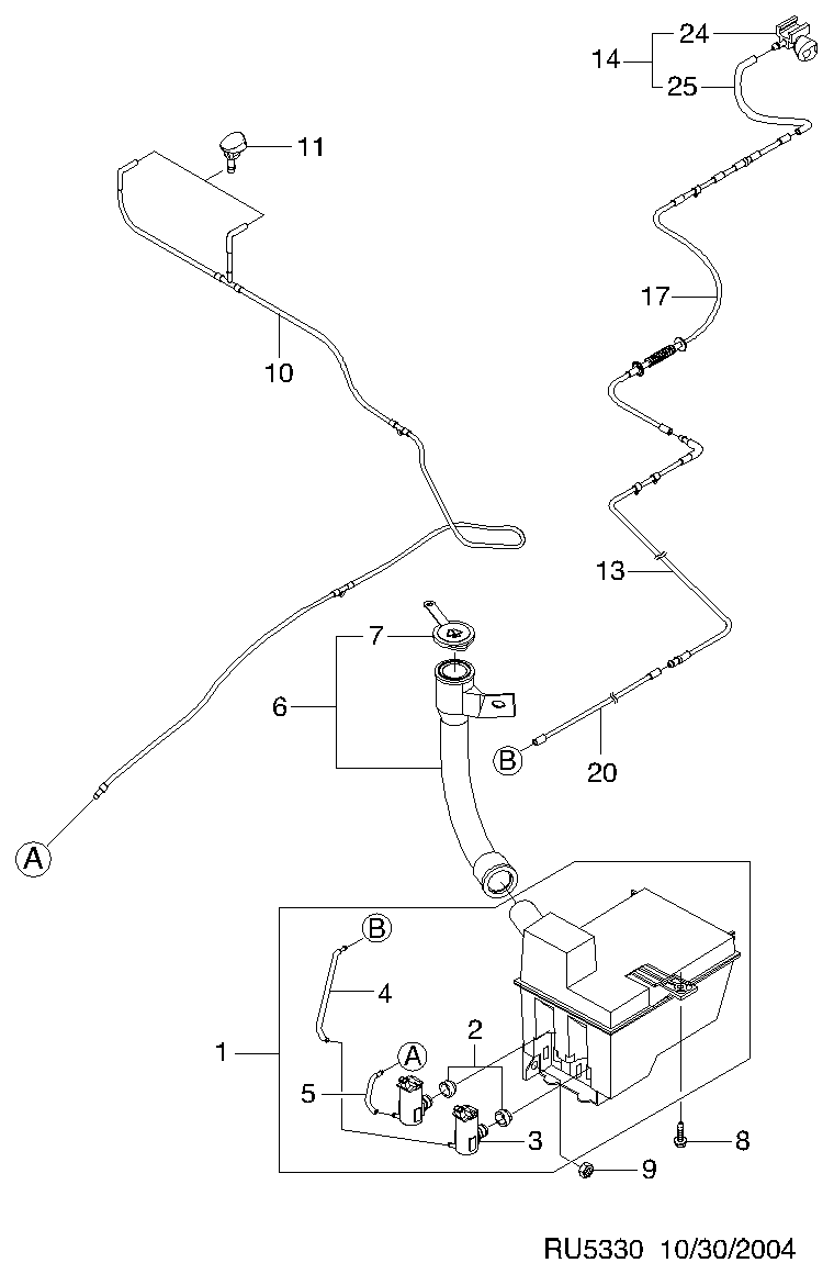 DAEWOO 96318238 - Water Pump, window cleaning onlydrive.pro