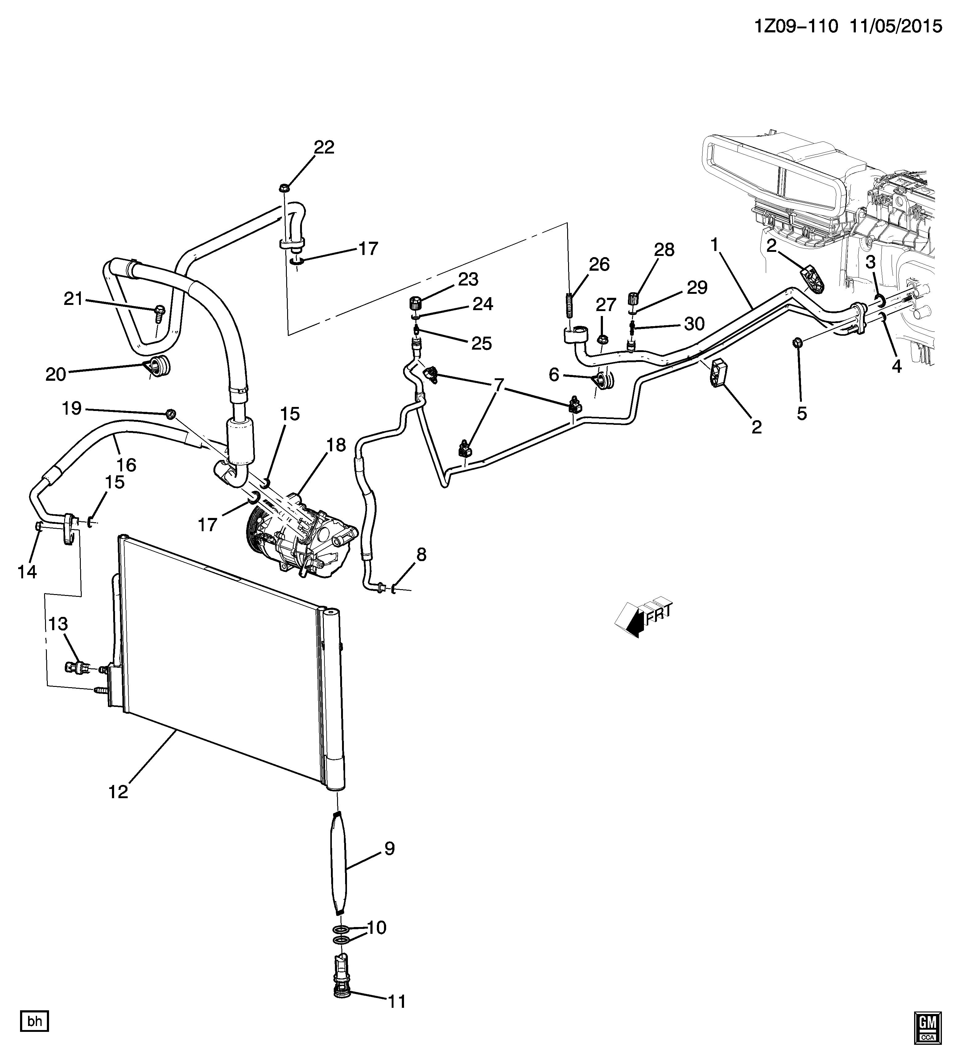 Opel 13587668 - Pressure Switch, air conditioning onlydrive.pro