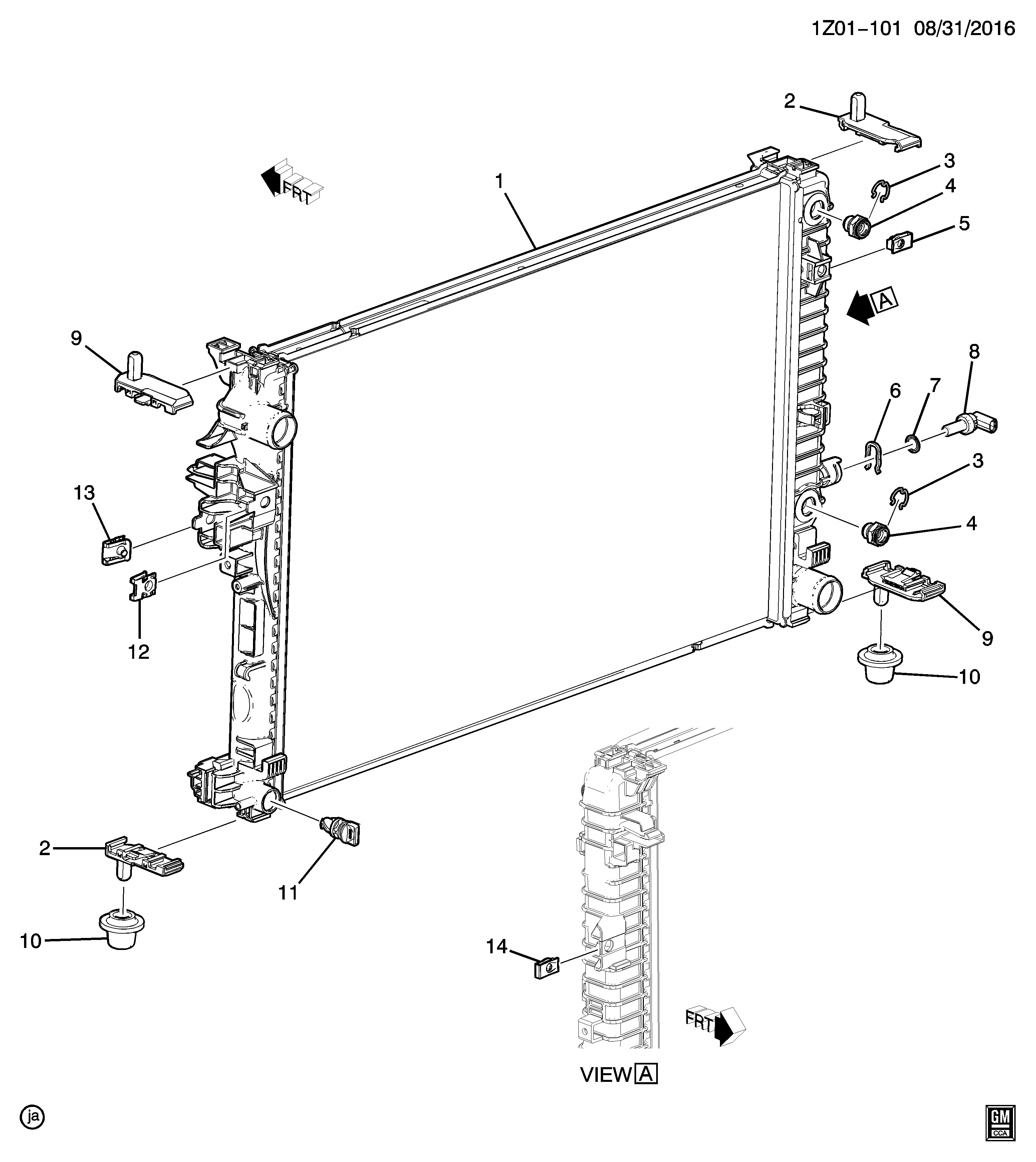 Chevrolet 12641073 - Sensor, coolant temperature onlydrive.pro