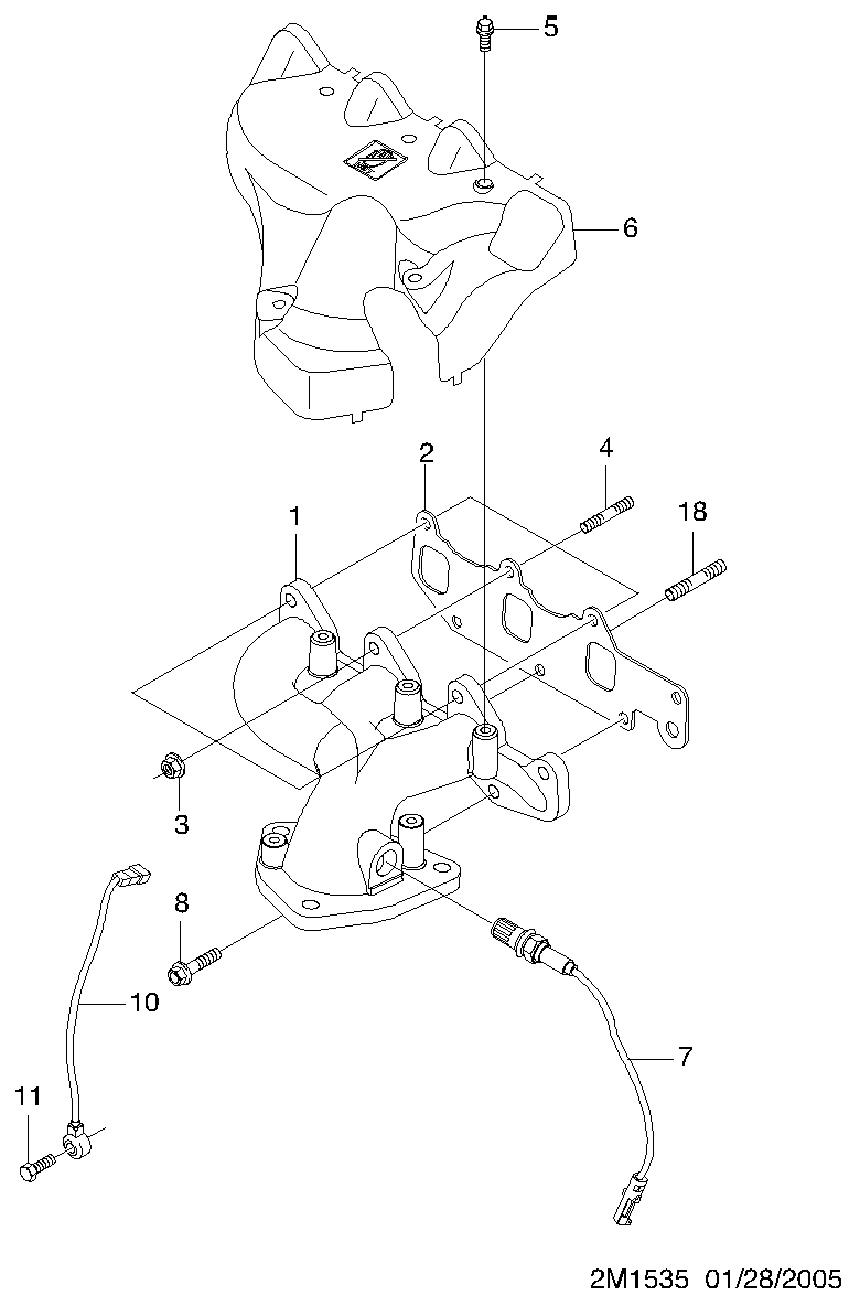 VAG 96415635 - Oxygen, Lambda Sensor onlydrive.pro