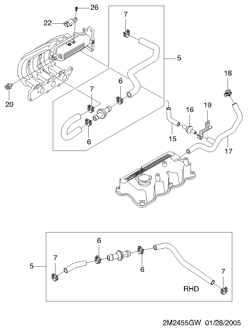 DAEWOO 96279856 - Sensor, intake air temperature onlydrive.pro