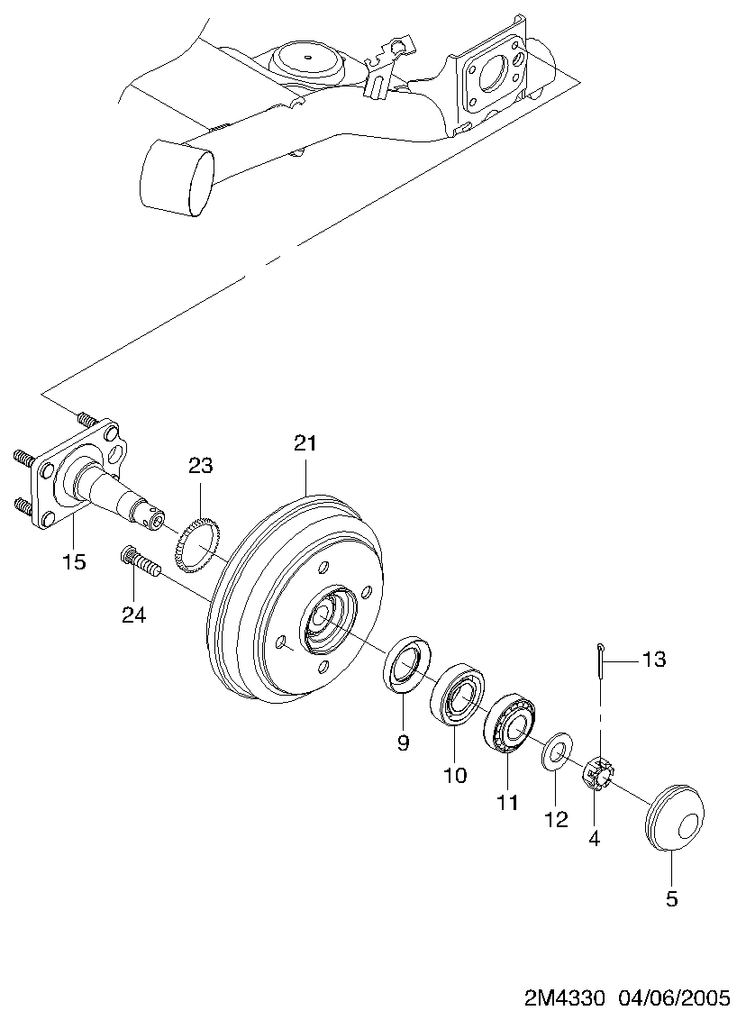 DAEWOO 94535758 - Bearing Kit, wheel hub onlydrive.pro