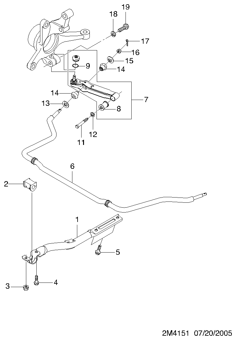 KIA 96380586 - Bush of Control / Trailing Arm onlydrive.pro