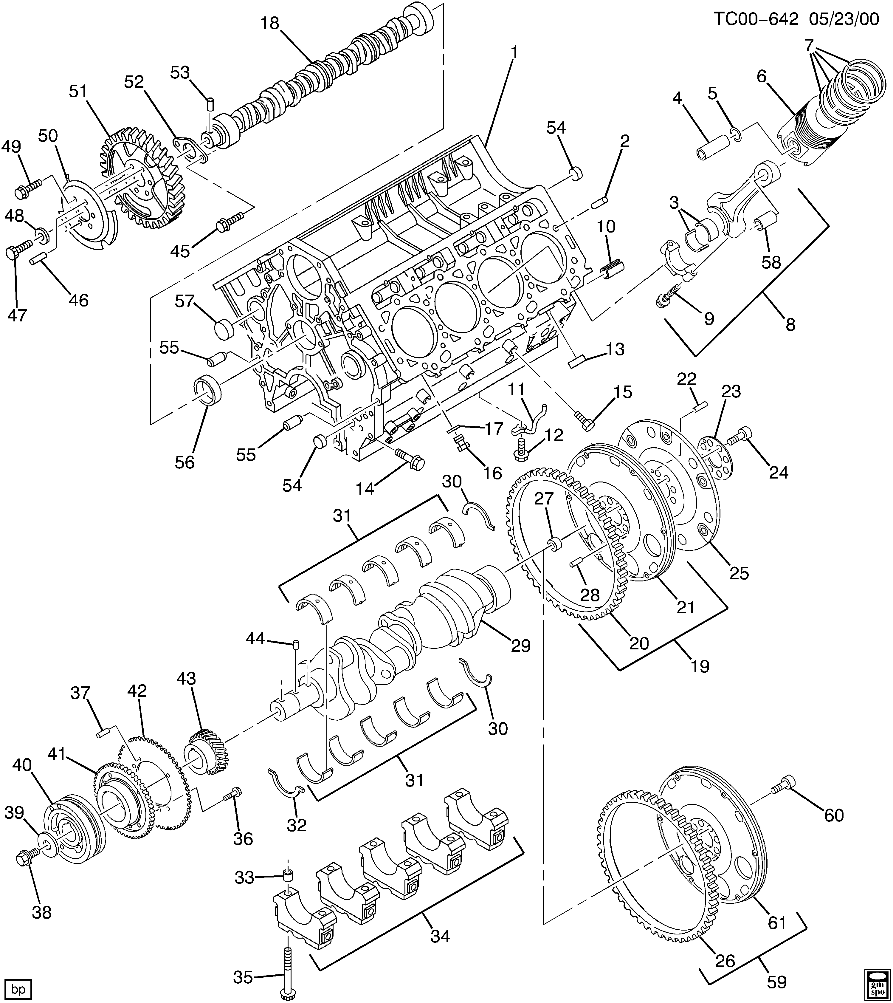 Chrysler 12557583 - Центрирующий опорный подшипник, система сцепления onlydrive.pro