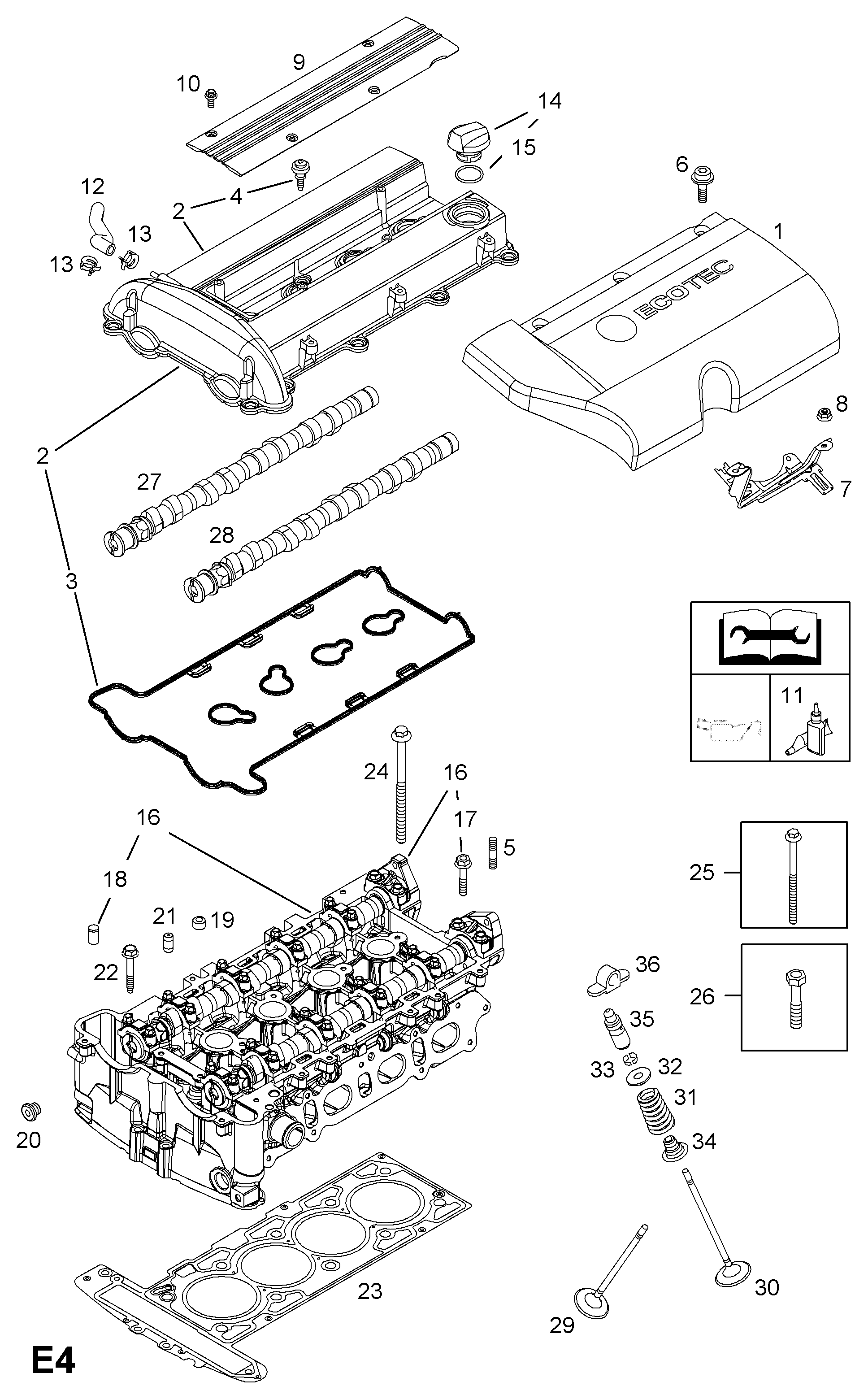 Opel 5640 590 - Finger Follower, engine timing onlydrive.pro