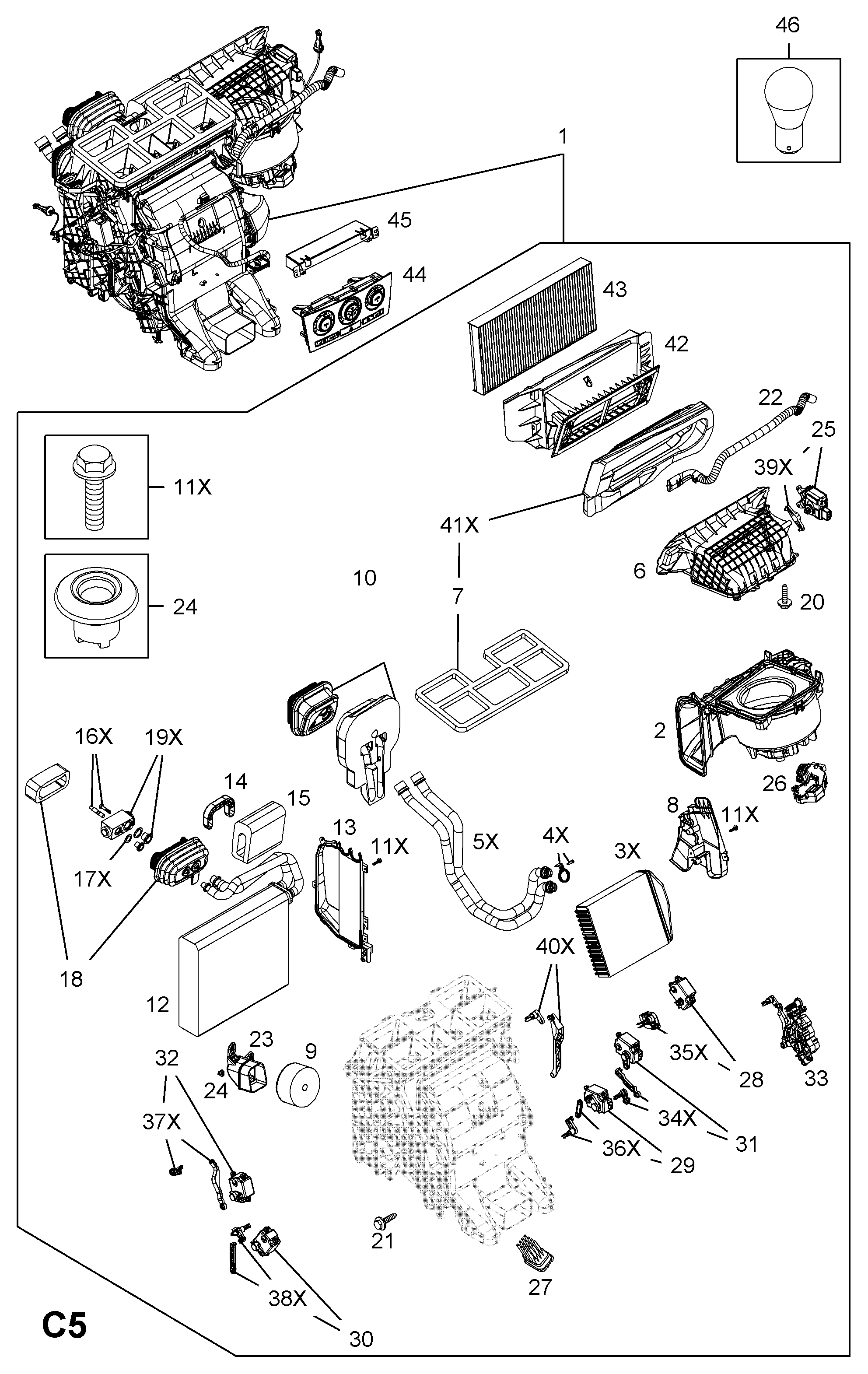 Opel 1618263 - Izplešanās vārsts, Gaisa kond. sistēma onlydrive.pro