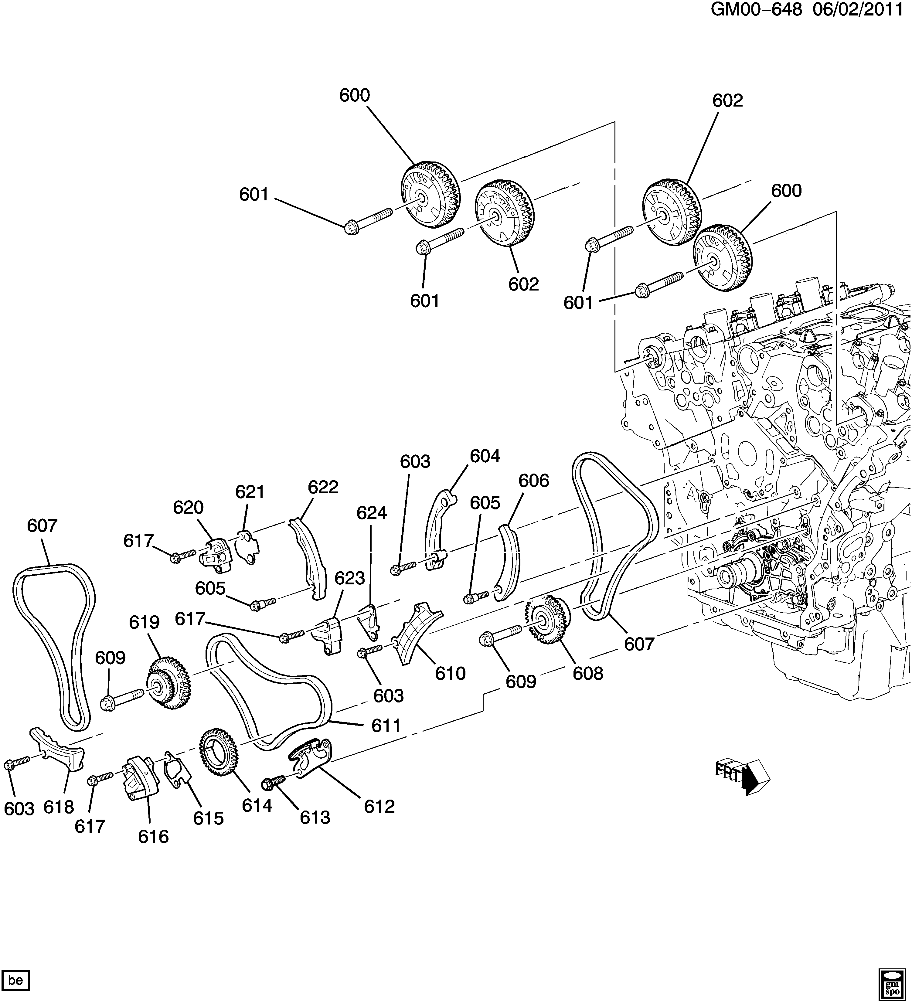 SAAB 12 633 452 - Timing Chain onlydrive.pro