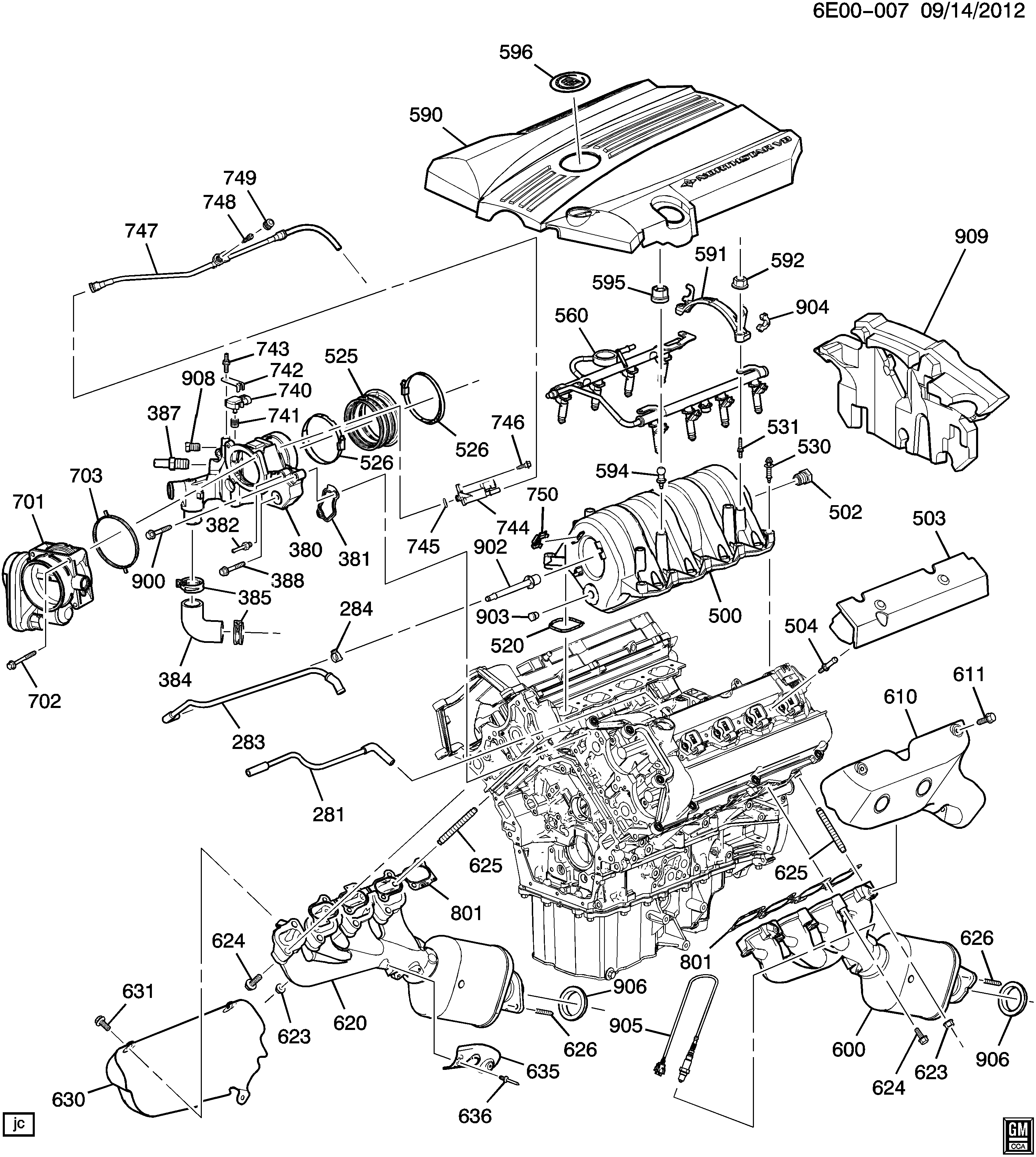 Volvo 1 257 174-1 - Tarpiklis, išleidimo kolektorius onlydrive.pro