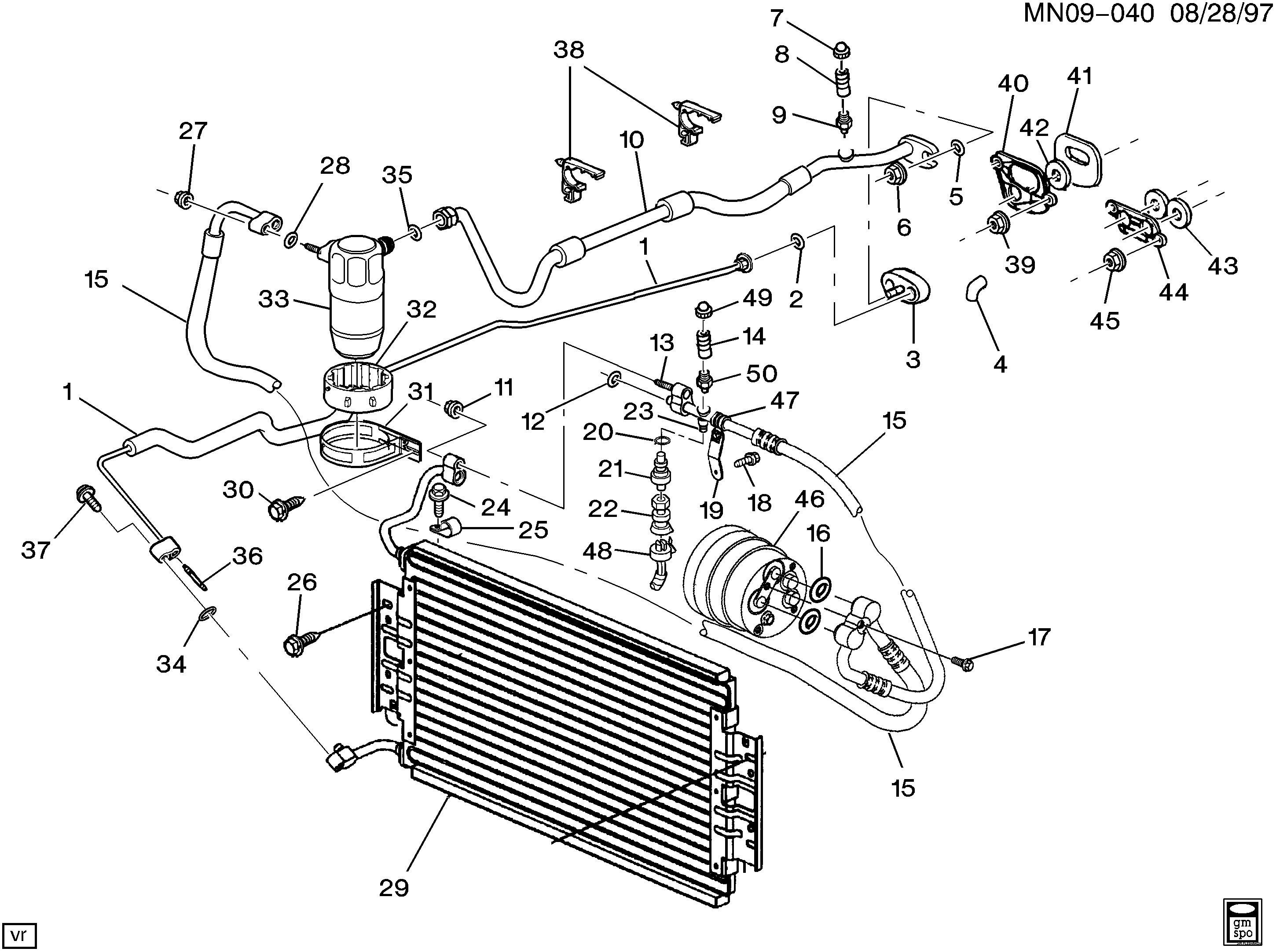 Opel 52 46 0909 - Izplešanās vārsts, Gaisa kond. sistēma onlydrive.pro