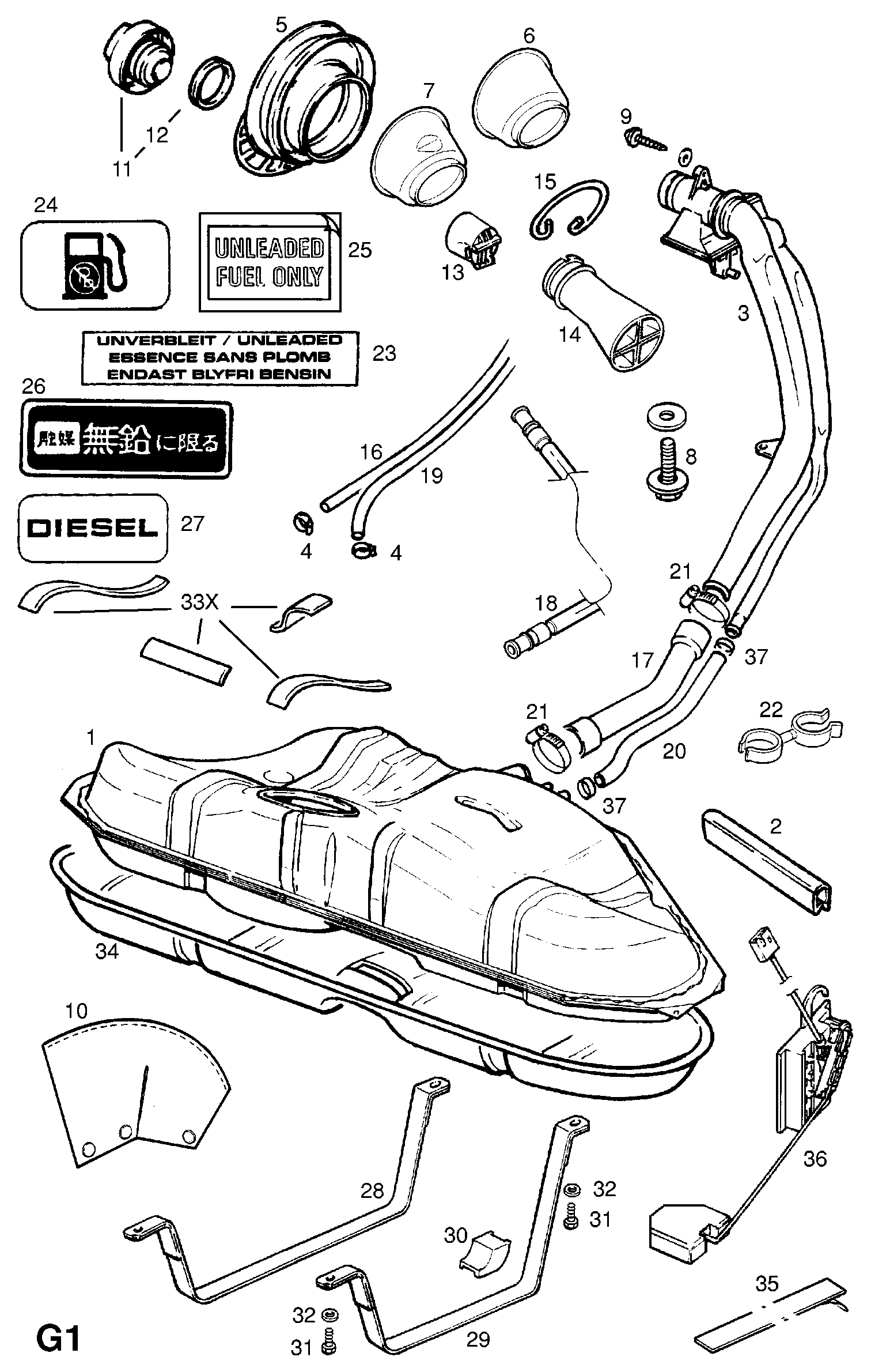 Opel 8 06 092 - Fuel Line onlydrive.pro