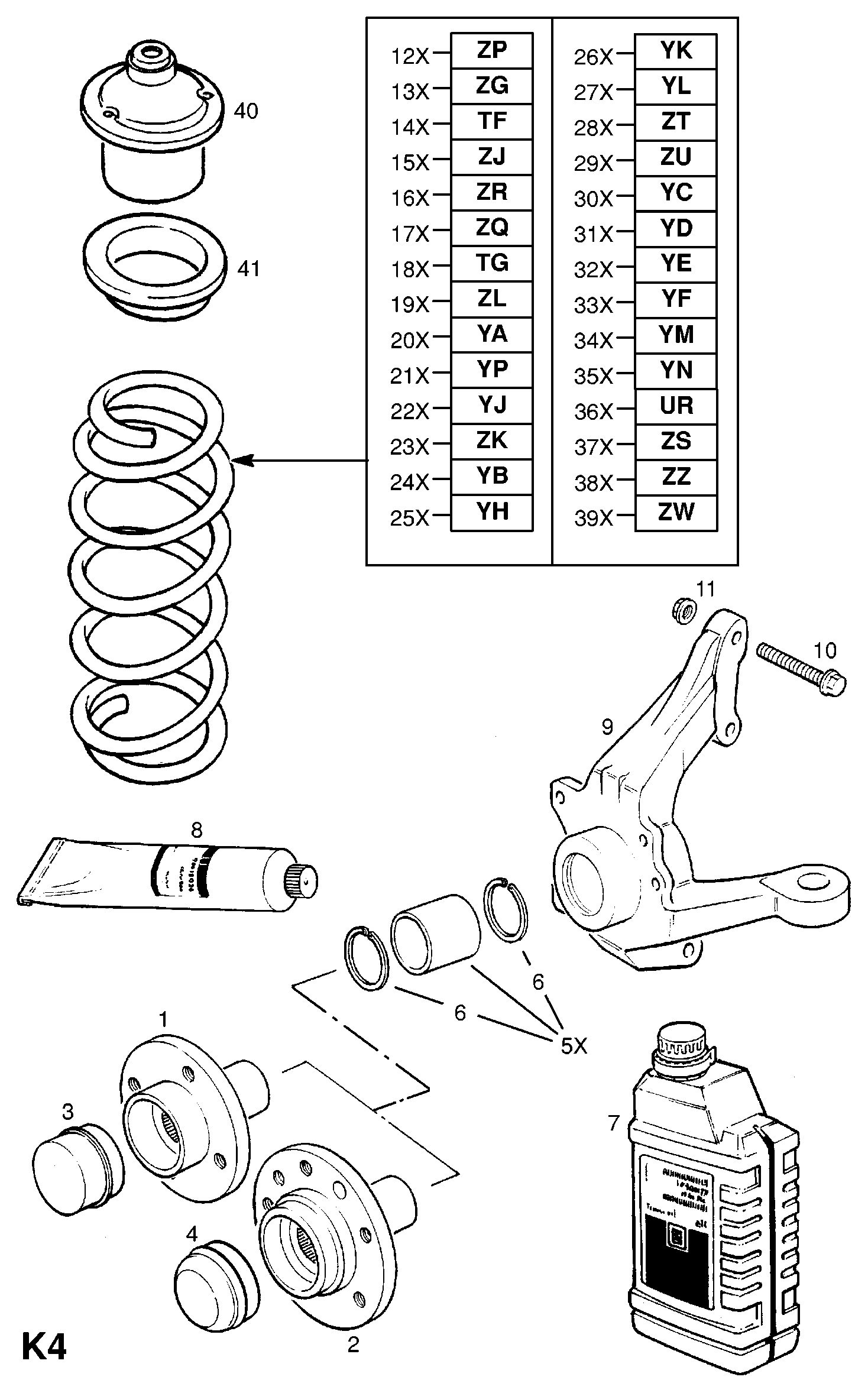 Opel 3 12 510 - Top Strut Mounting onlydrive.pro