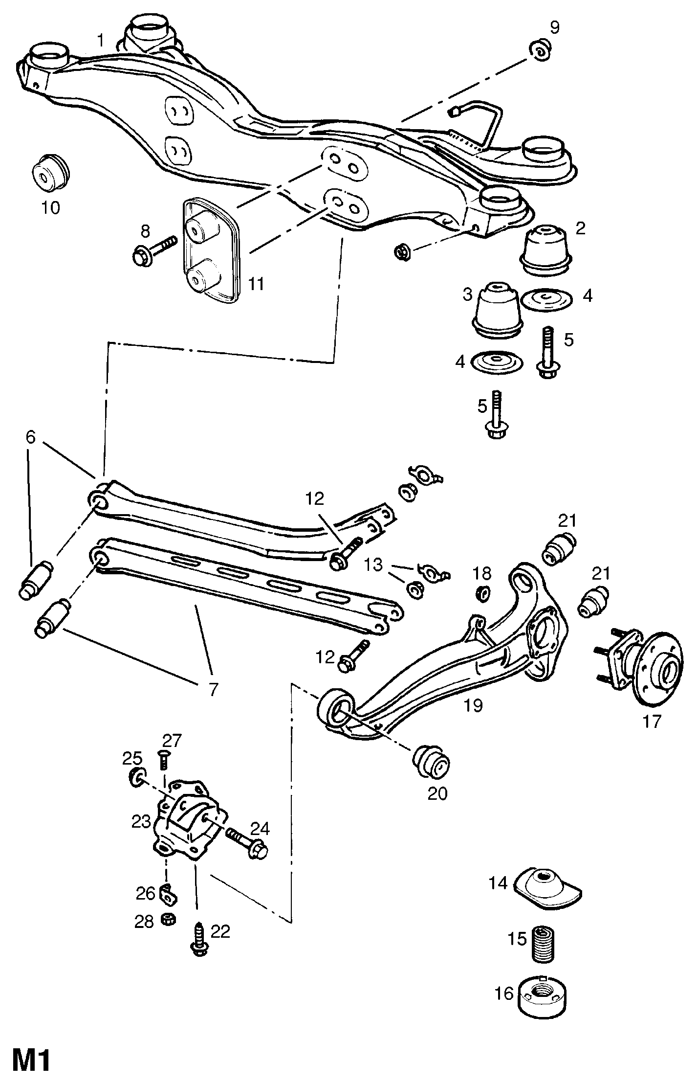 Opel 16 04 301 - Riteņa rumbas gultņa komplekts onlydrive.pro