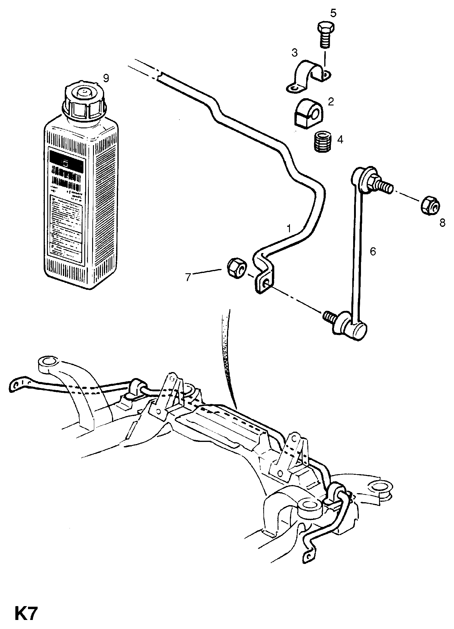 Opel 3 50 610 - Stiepnis / Atsaite, Stabilizators onlydrive.pro