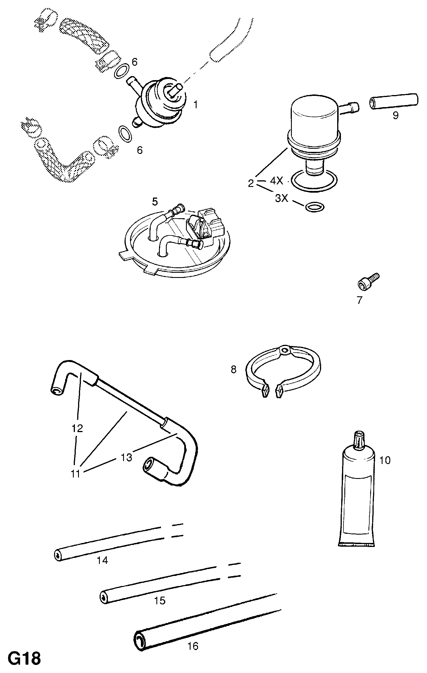 Opel 8 15 510 - Control Valve, fuel pressure onlydrive.pro