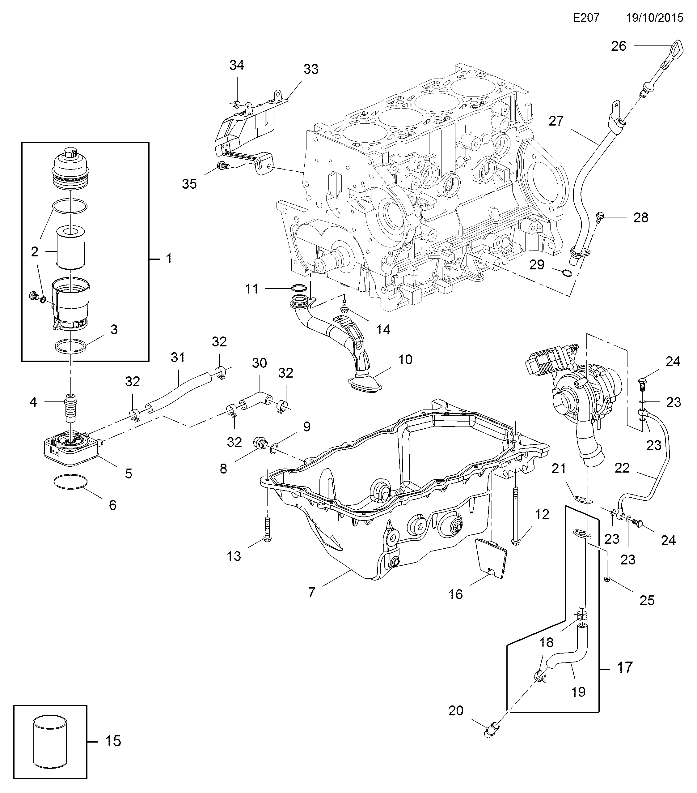 FORD 4803630 - Oil pan and fittings: 1 pcs. onlydrive.pro