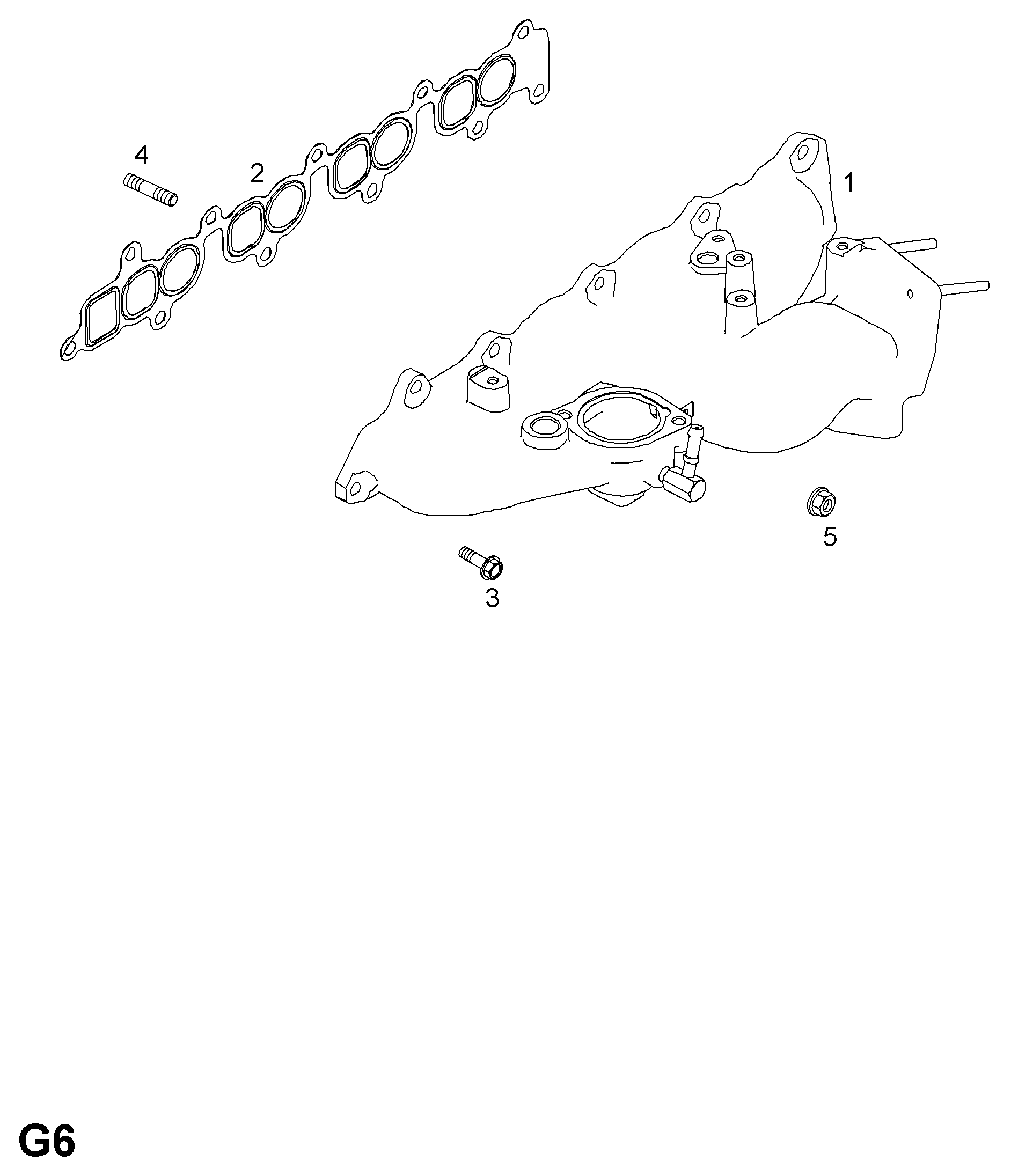 Opel 48 05 237 - Gasket, intake manifold onlydrive.pro