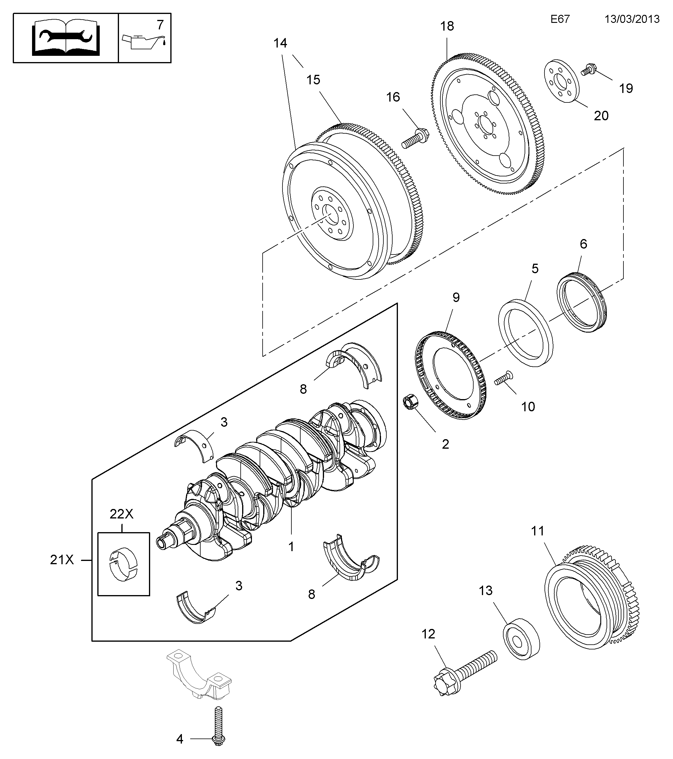 Opel 5614431 - Belt Pulley, crankshaft onlydrive.pro