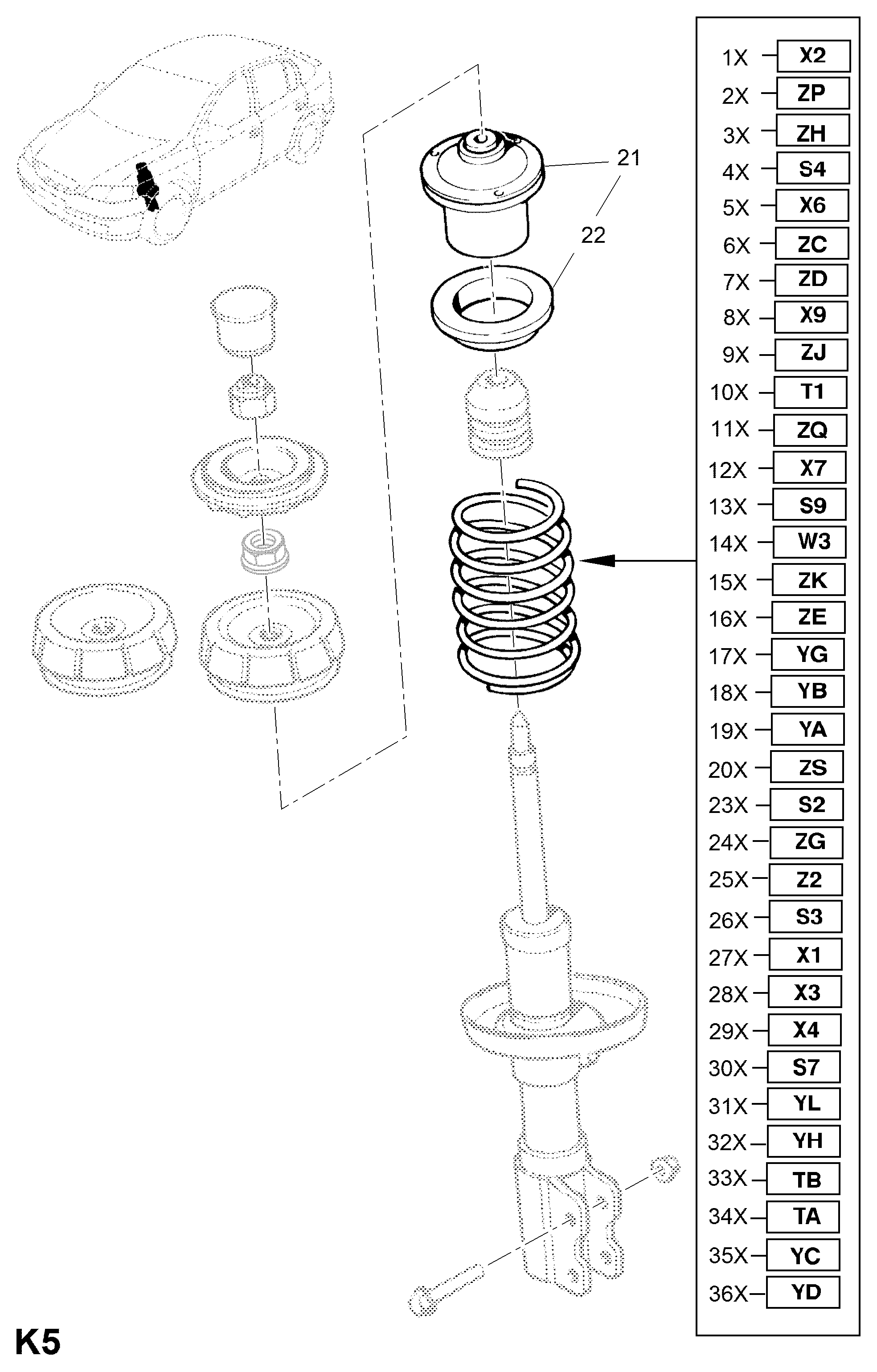 Opel 312 832 - Coil Spring onlydrive.pro