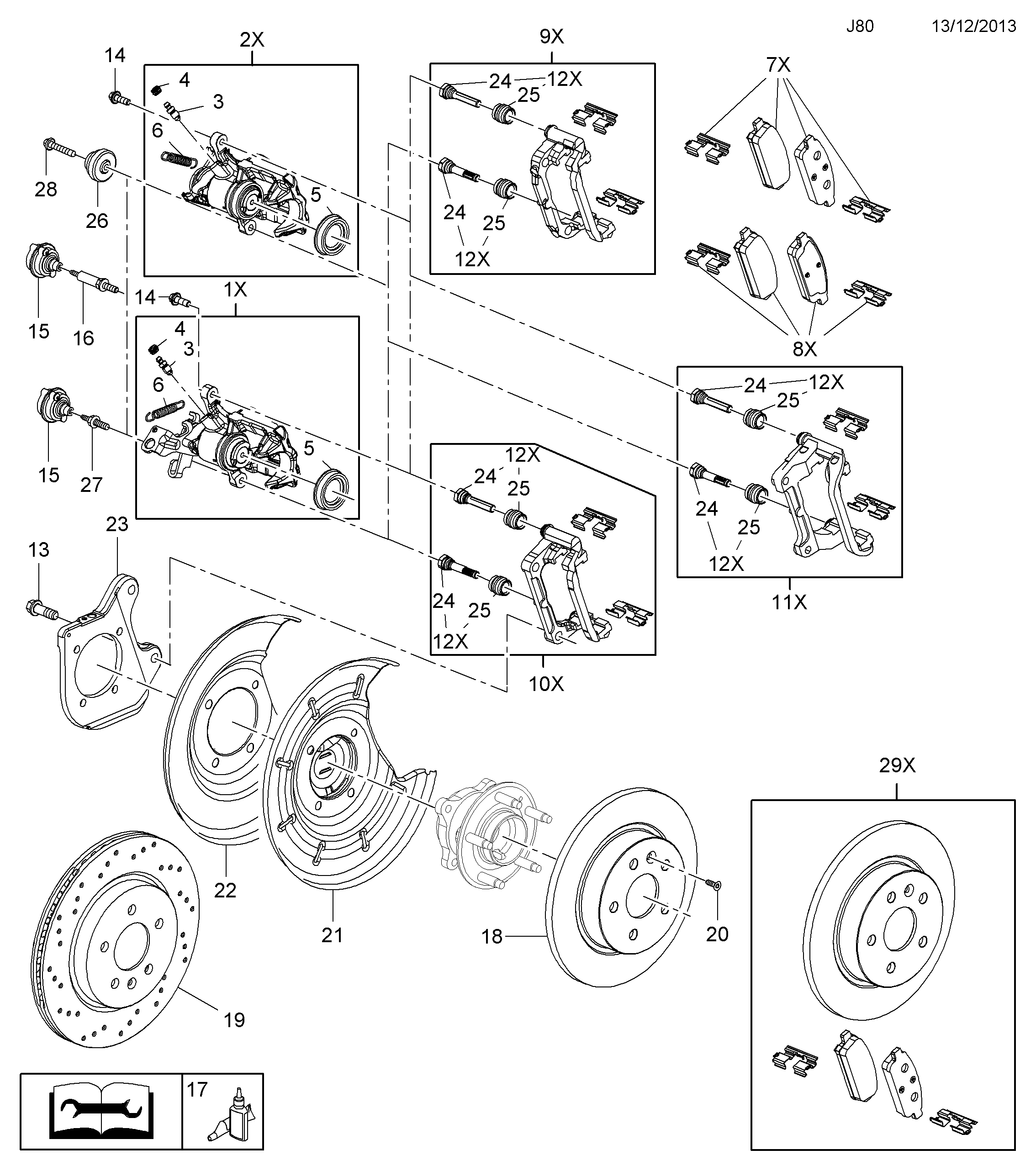 Opel 1605180 - Brake Pad Set, disc brake onlydrive.pro