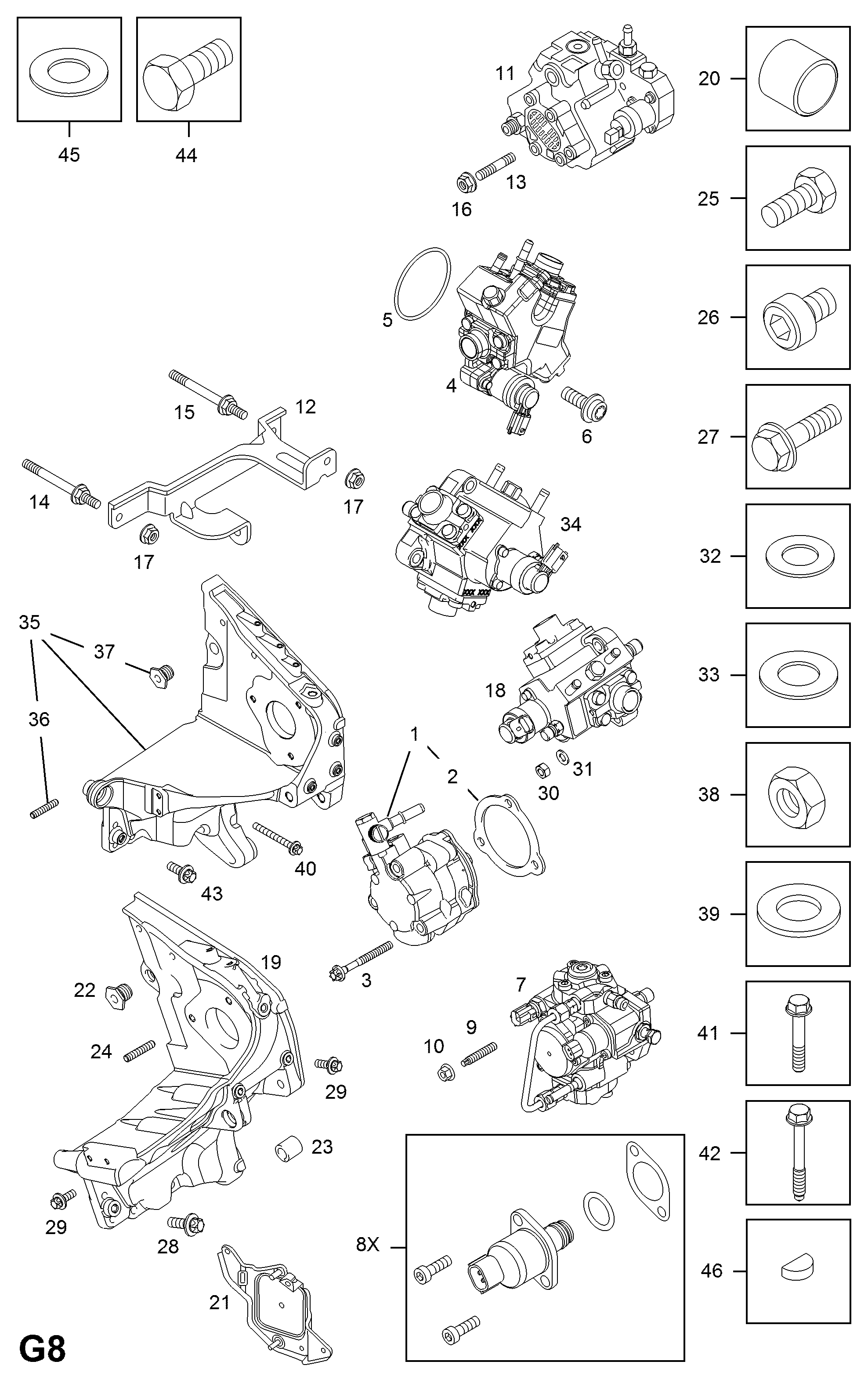 Opel 819181 - Korkeapainepumppu onlydrive.pro