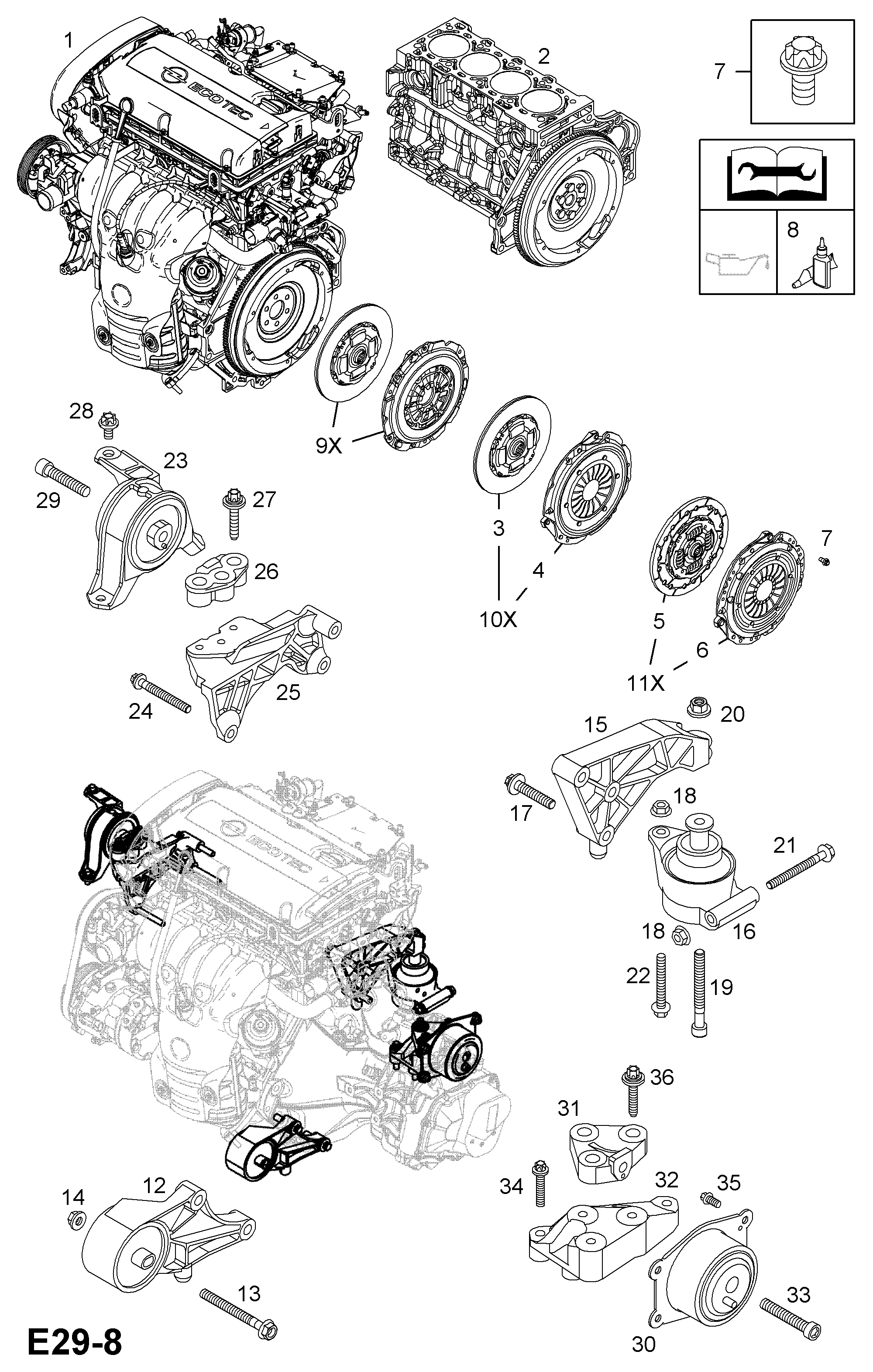 Opel 66 06 021 - Sajūga komplekts onlydrive.pro