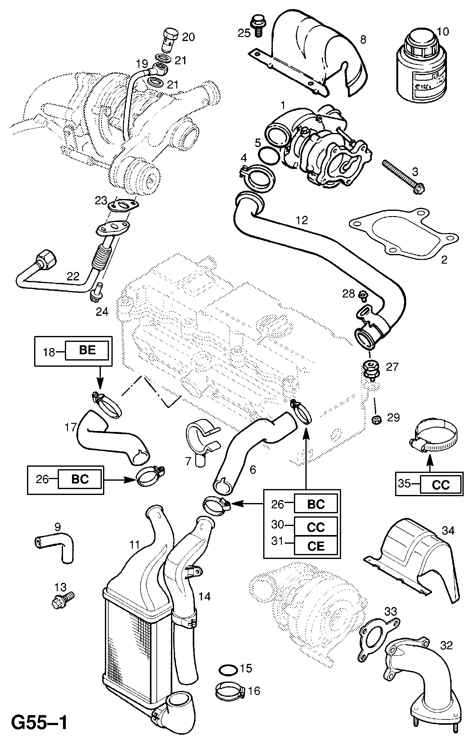 Opel 2094032 - Pipe Connector, exhaust system onlydrive.pro