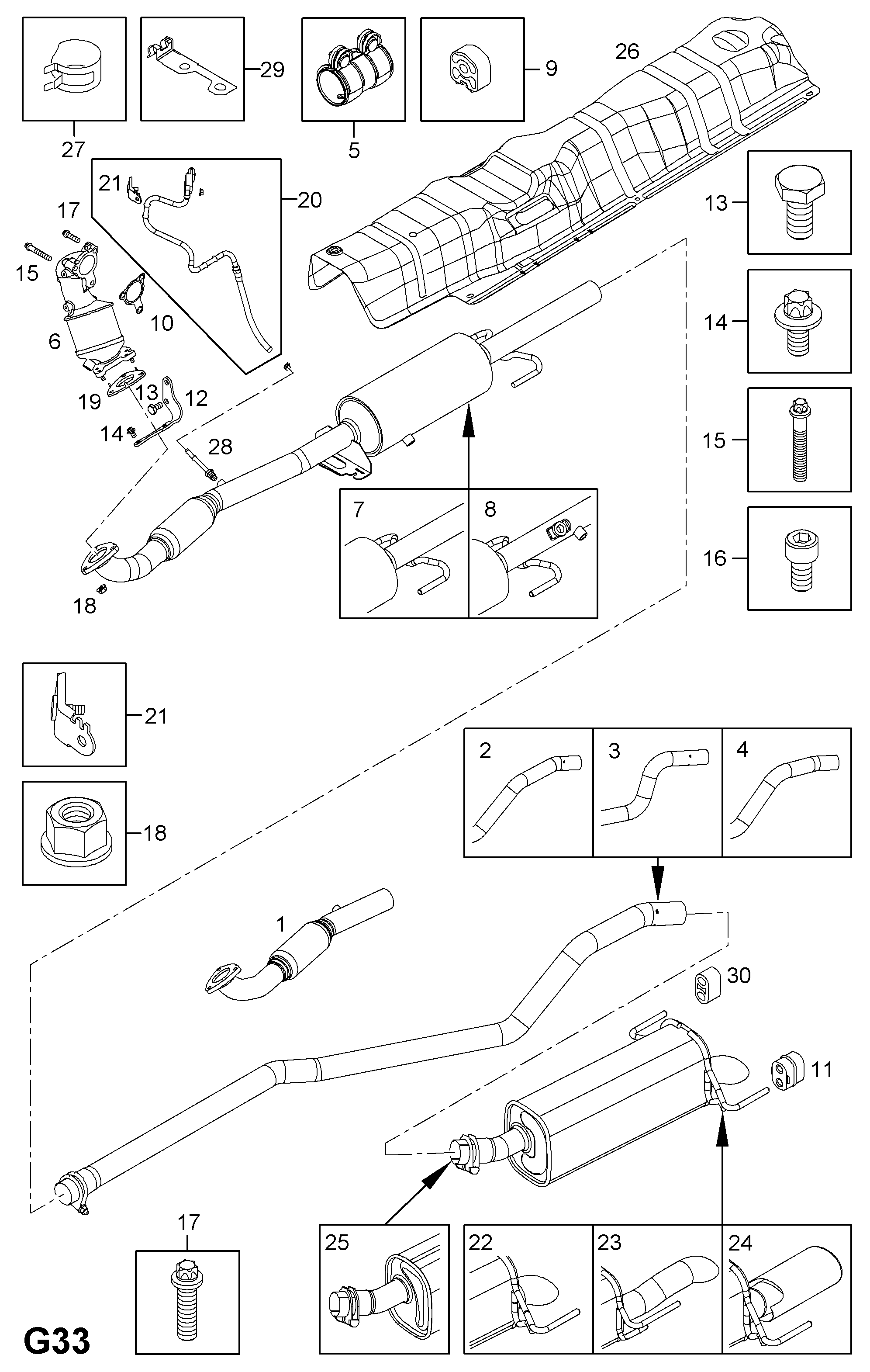 Opel 5852696 - Putkenliitin, pakoputkisto onlydrive.pro