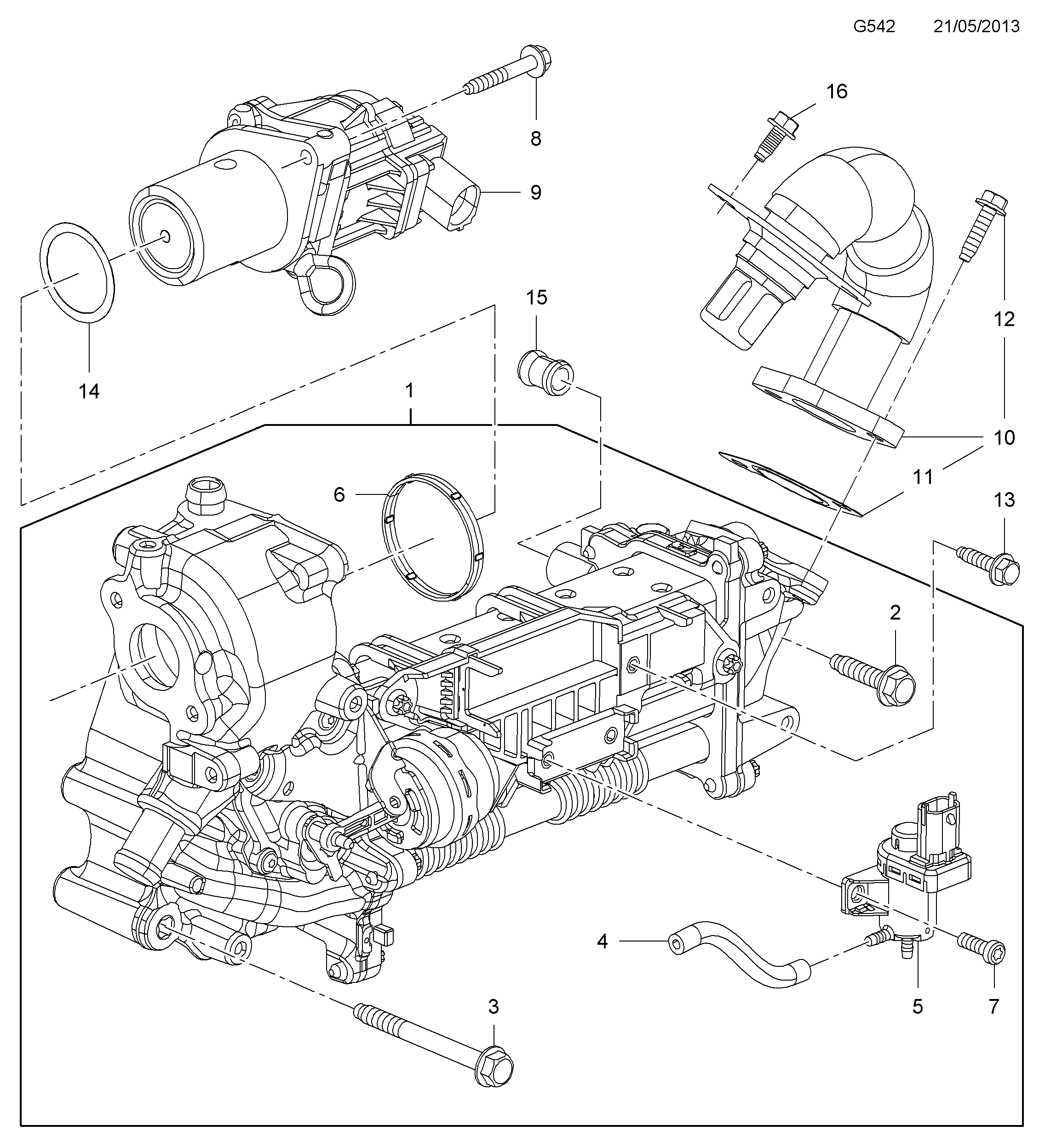 Opel 850772 - Izpl. gāzu recirkulācijas vārsts onlydrive.pro