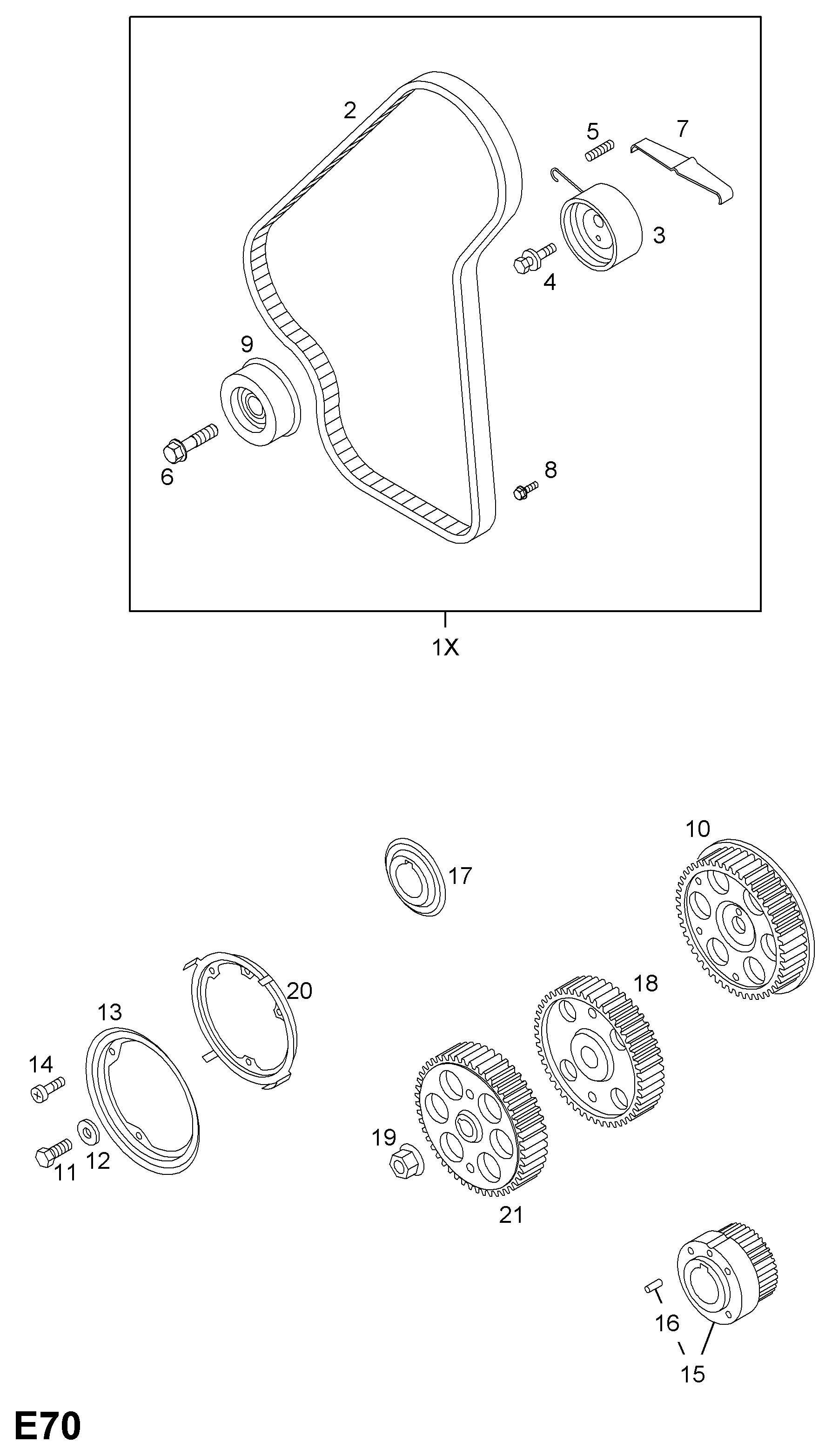 Opel 56 36 395 - Parazīt / Vadrullītis, Zobsiksna onlydrive.pro