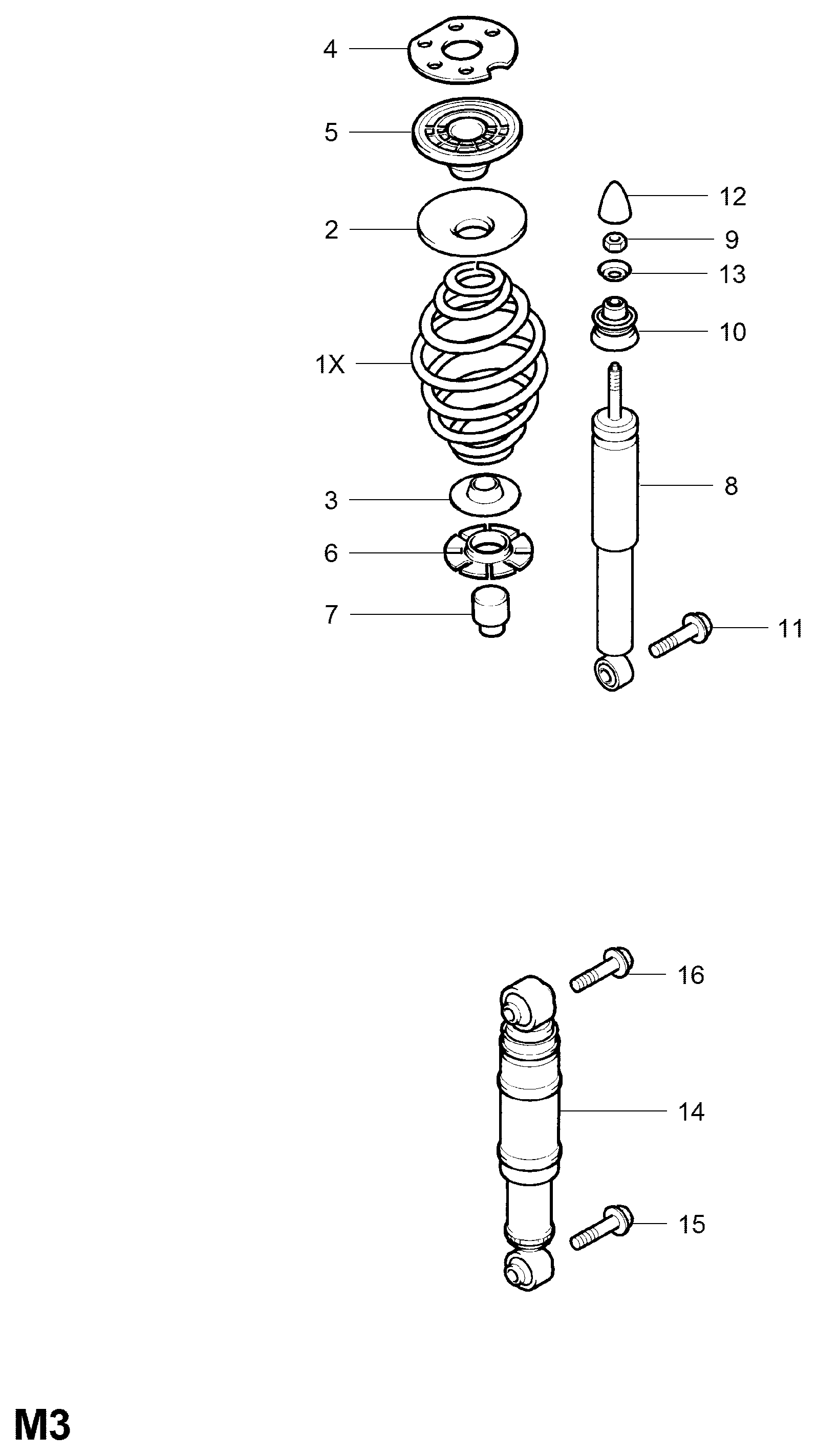 Opel 4 36 357 - Shock Absorber onlydrive.pro