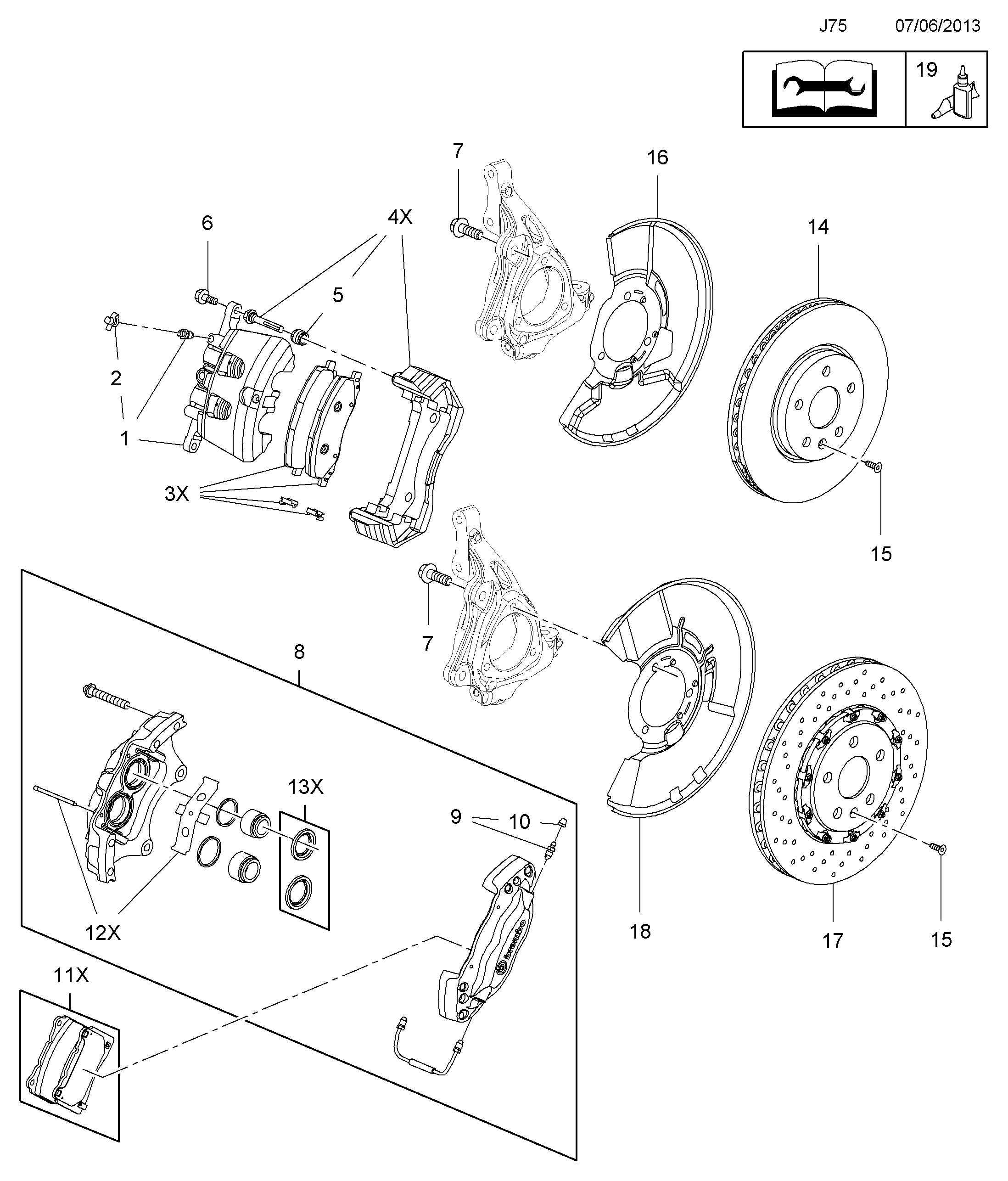 Opel 1605202 - Brake Pad Set, disc brake onlydrive.pro