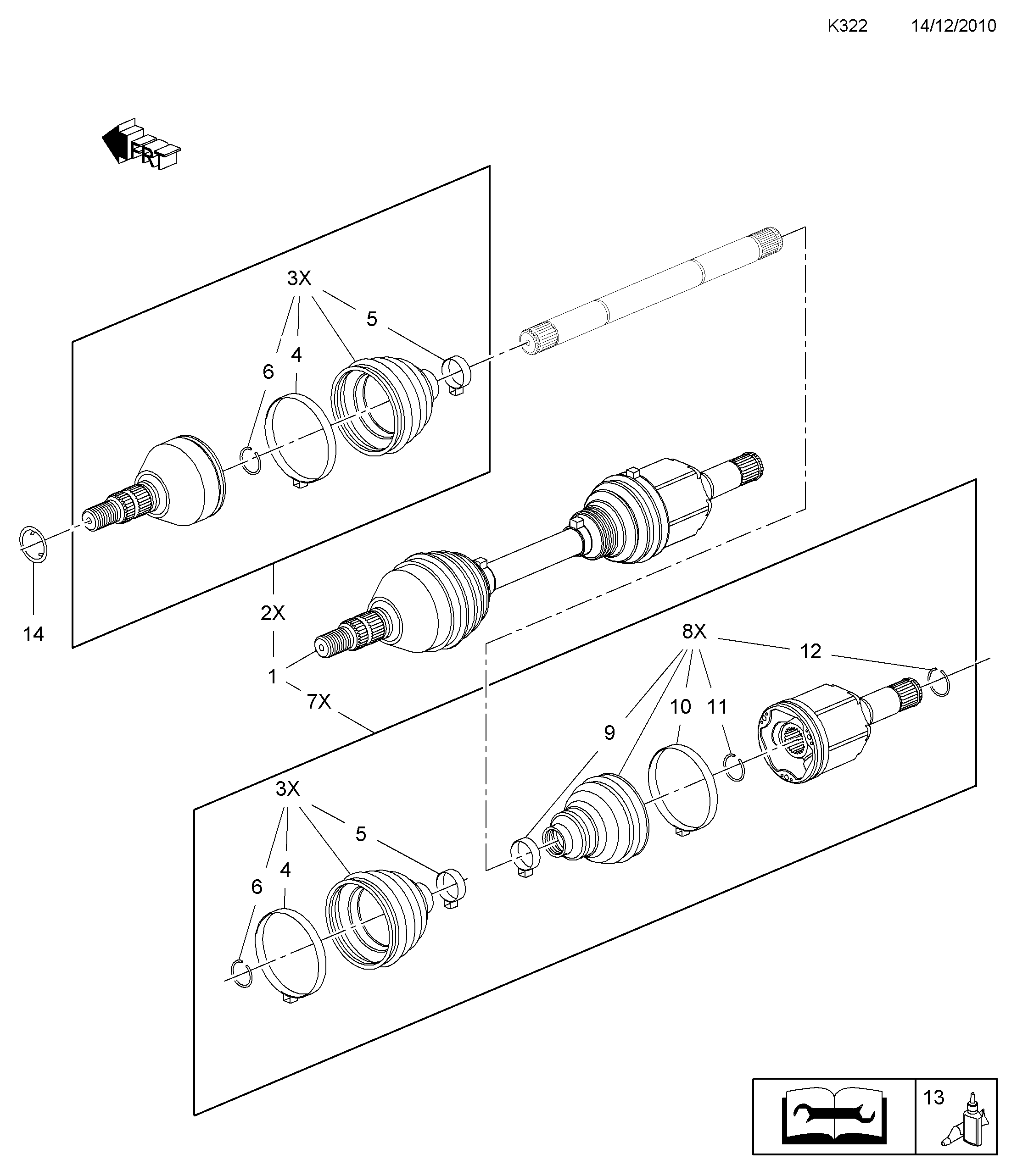 CITROËN 3748.44 - Bearing Kit, wheel hub onlydrive.pro