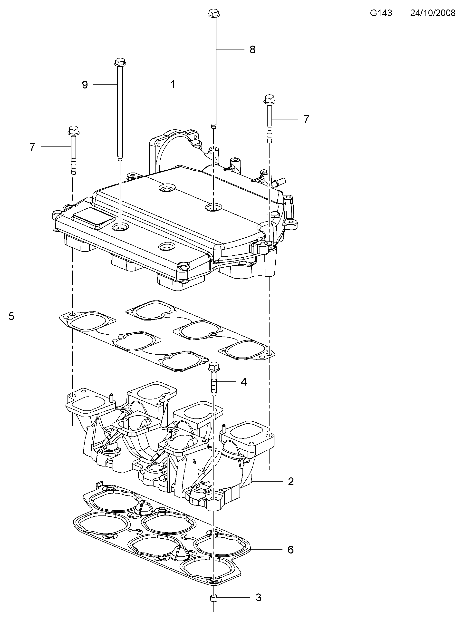 Opel 58 50 188 - Gasket, intake manifold onlydrive.pro