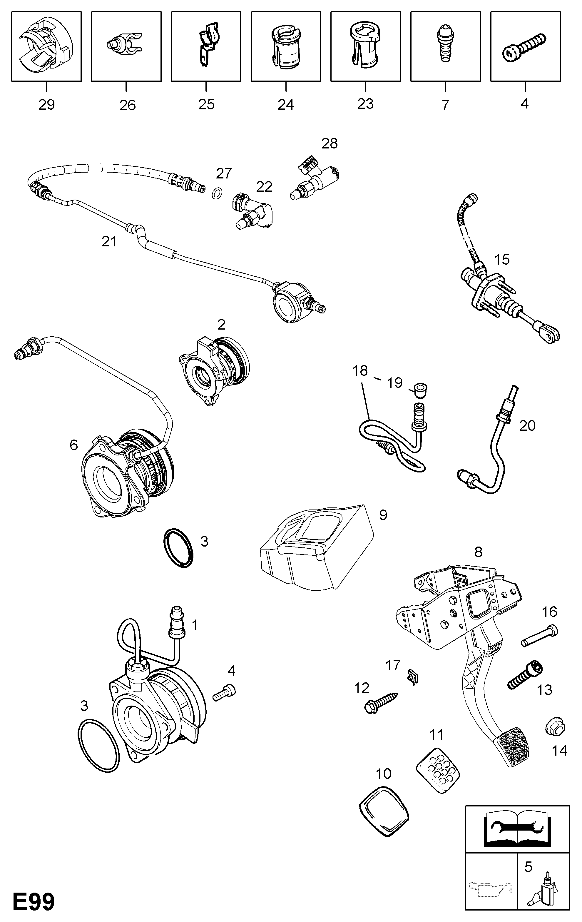 Opel 56 79 335 - Irroitusmekanismi, kytkin onlydrive.pro