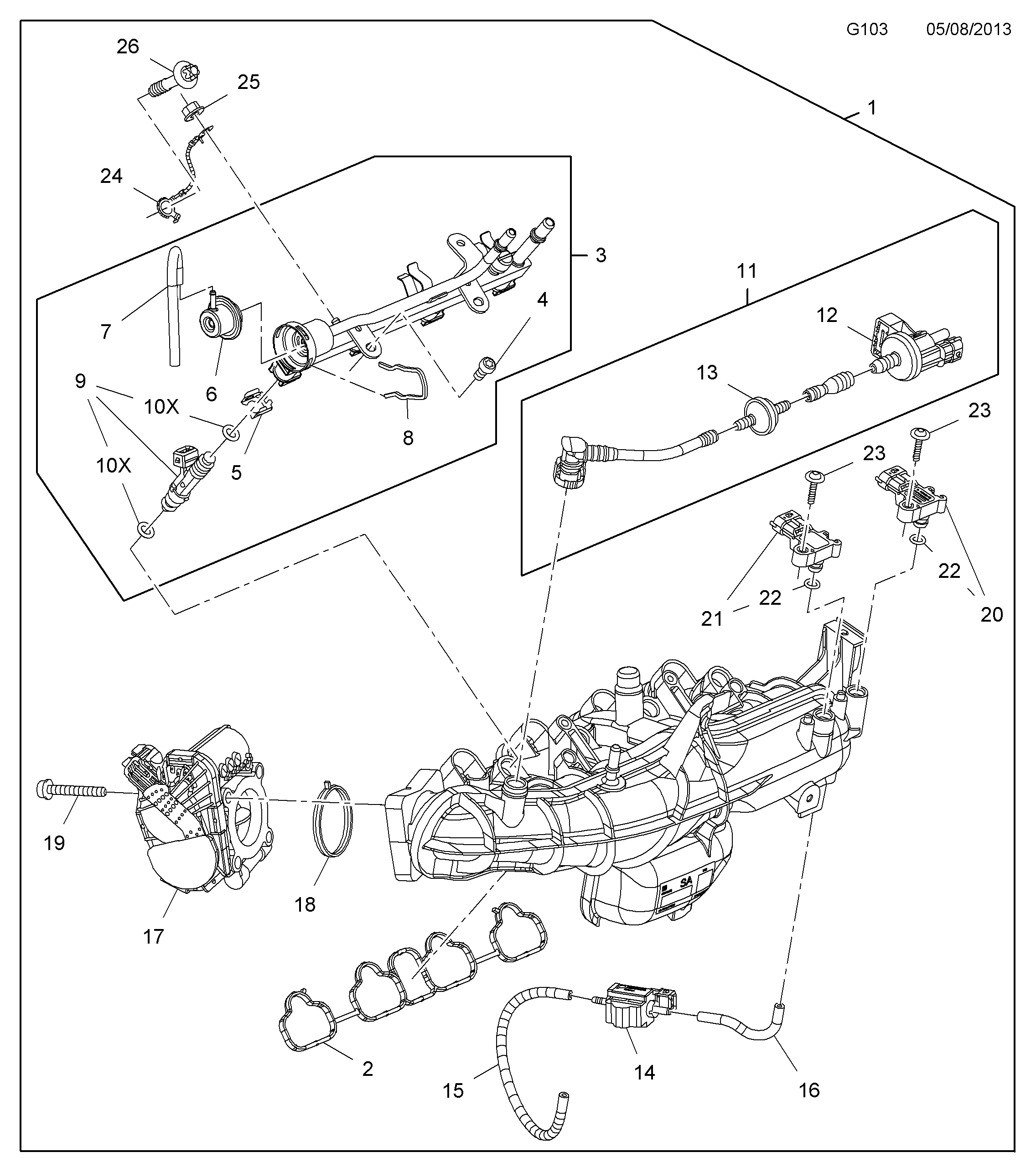 Opel 8 17 035 - Rõngastihendikomplekt, sissepritseklapp onlydrive.pro