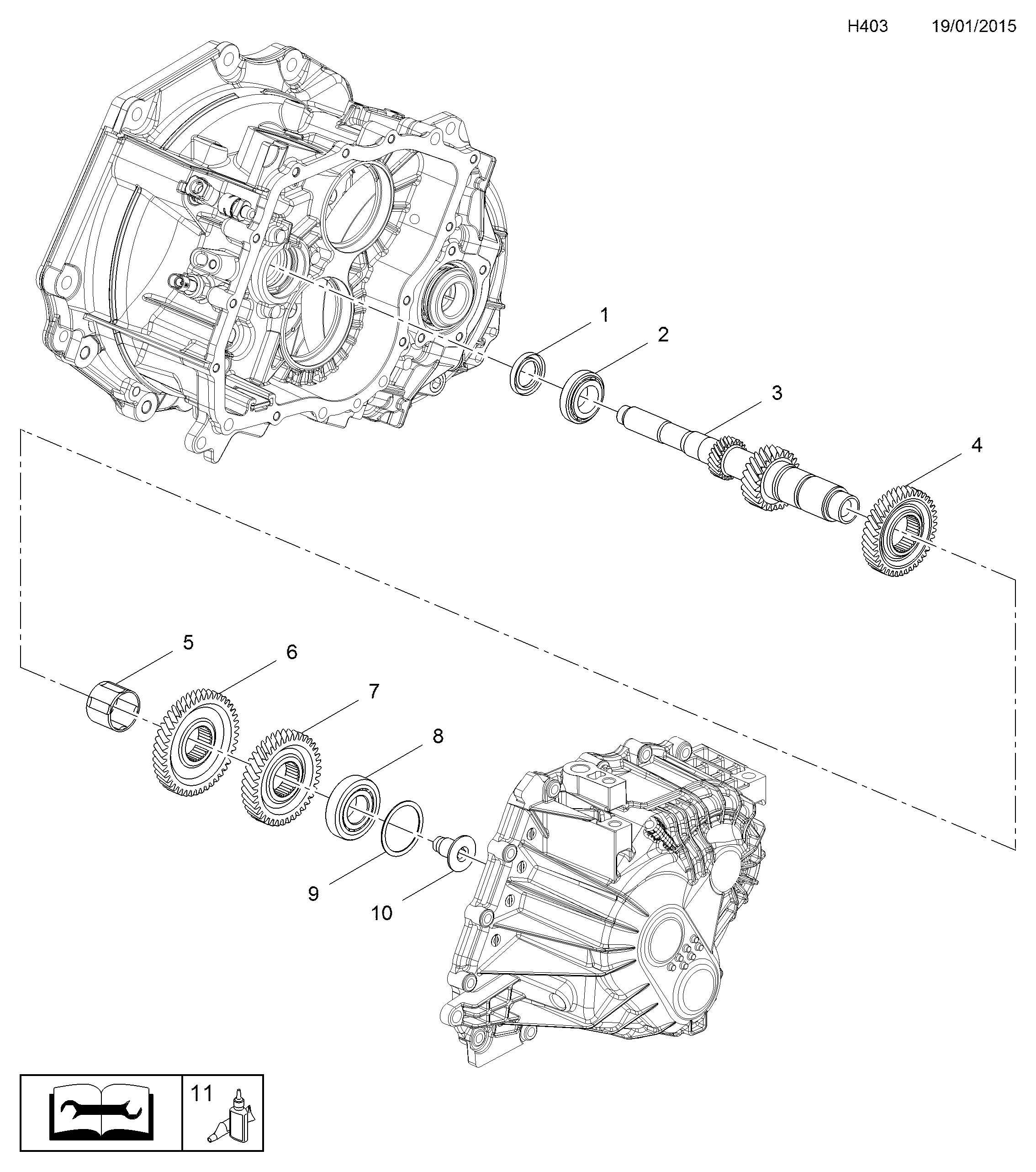 Opel 9007213 - Korjaussarja, man. vaihteisto onlydrive.pro