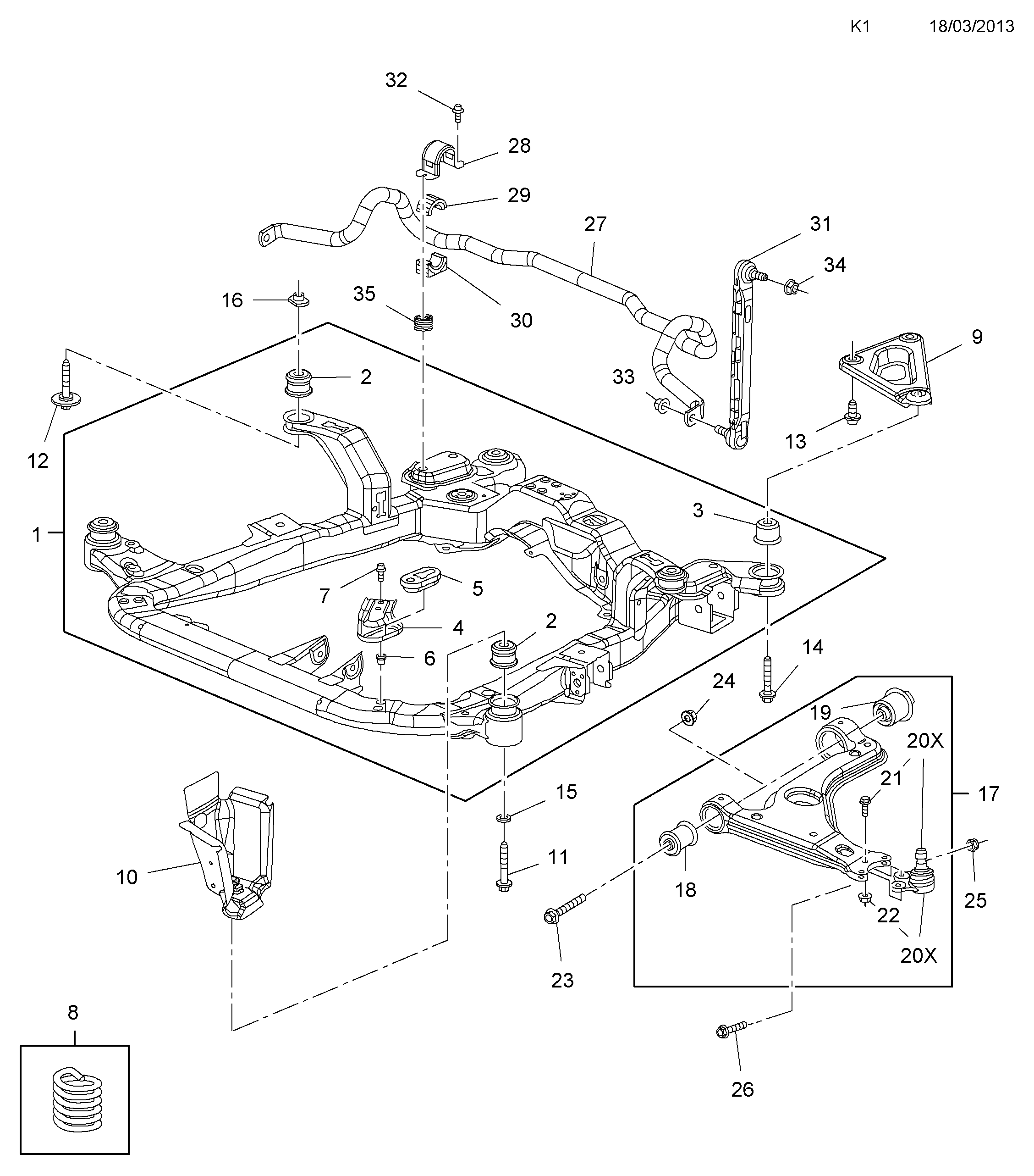 Opel 3 50 391 - Втулка стабилизатора onlydrive.pro