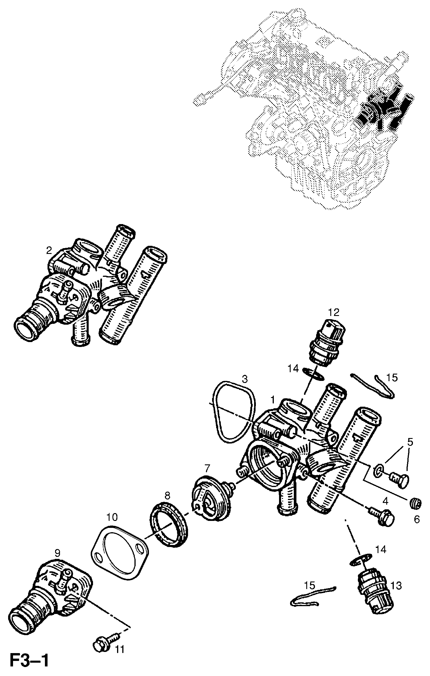 Opel 44 00 311 - Termostats, Dzesēšanas šķidrums onlydrive.pro