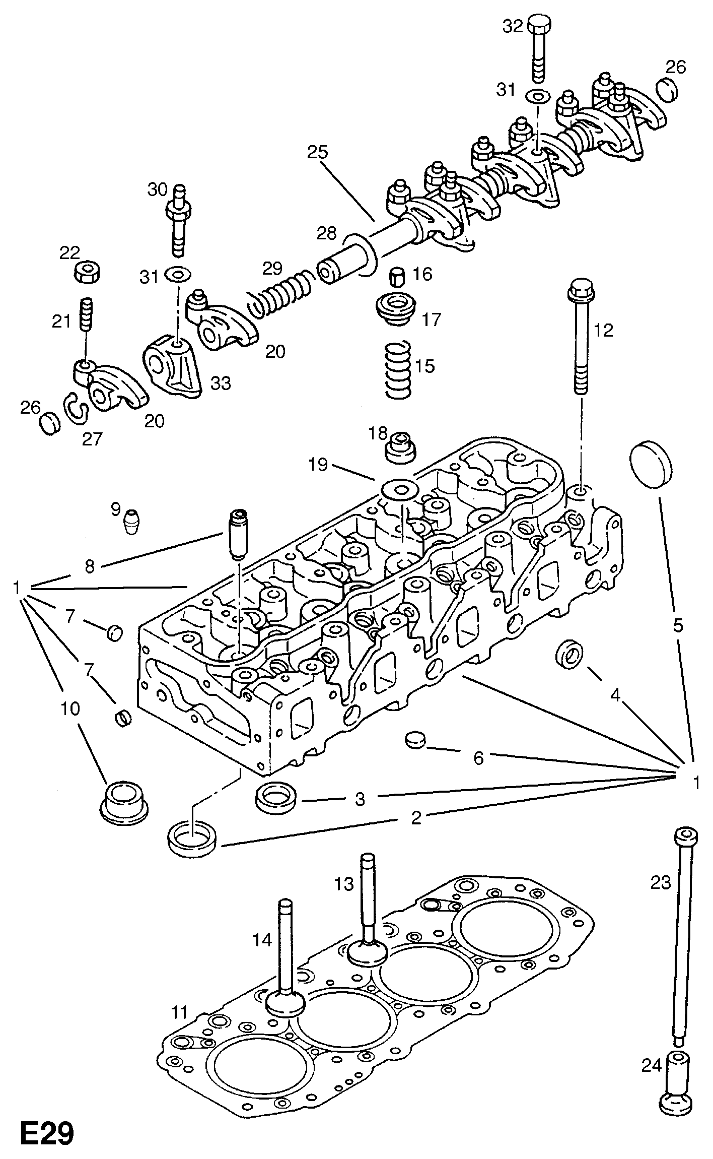 CITROËN 6423 08 - Valves, inlet and exhaust: 8 pcs. onlydrive.pro